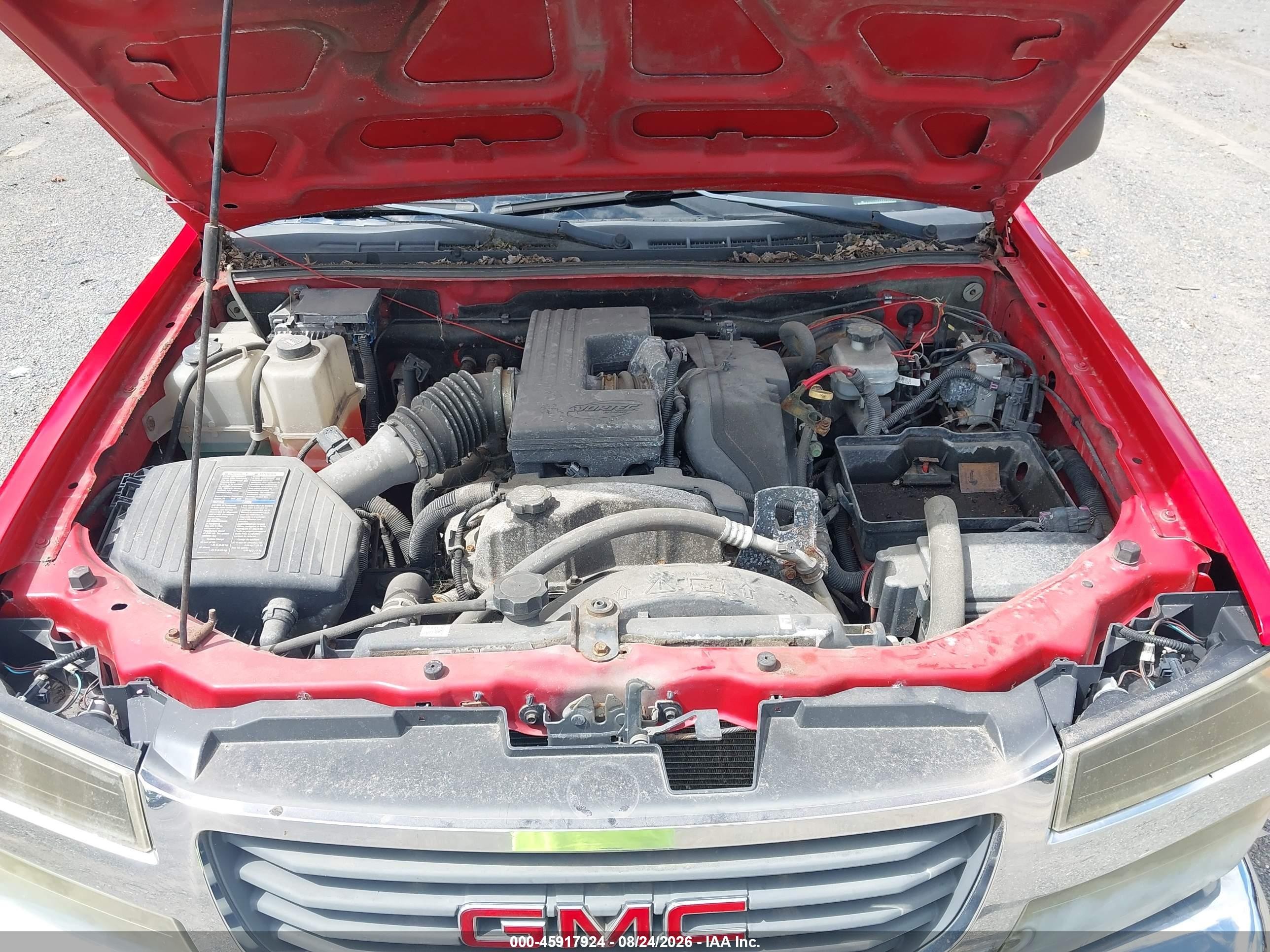 2008 Gmc Canyon Yc1 Red vin: 1GTDT14E188136493