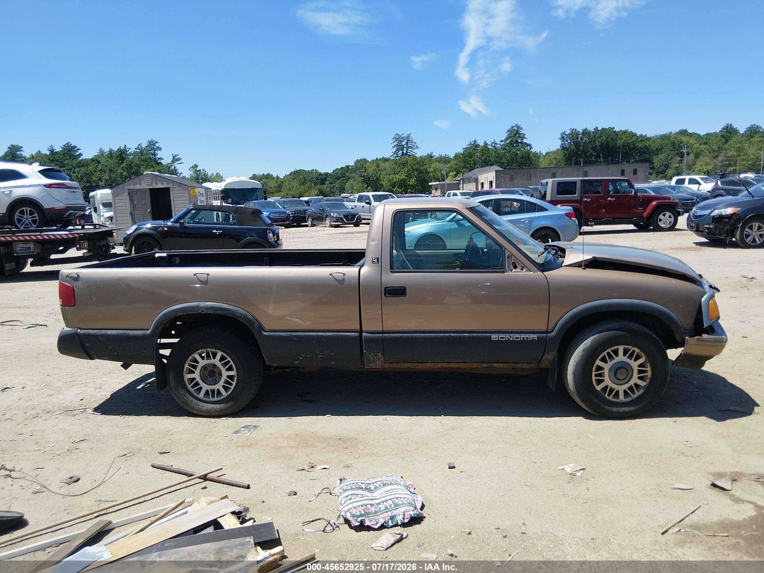 1997 Gmc Sonoma Sl Wideside Tan vin: 1GTDT14X5VK506389