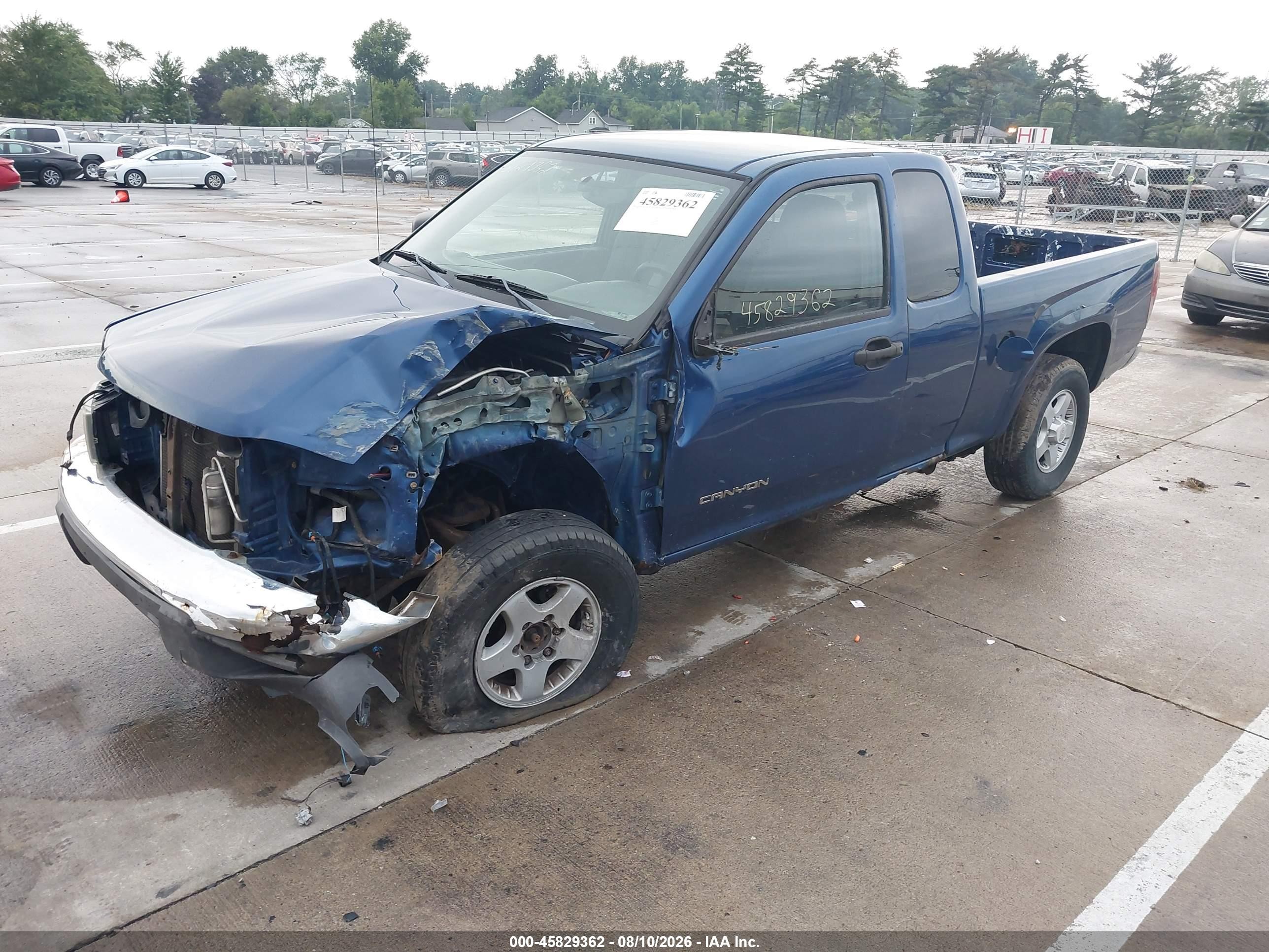 2005 Gmc Canyon Sle Blue vin: 1GTDT196258252024