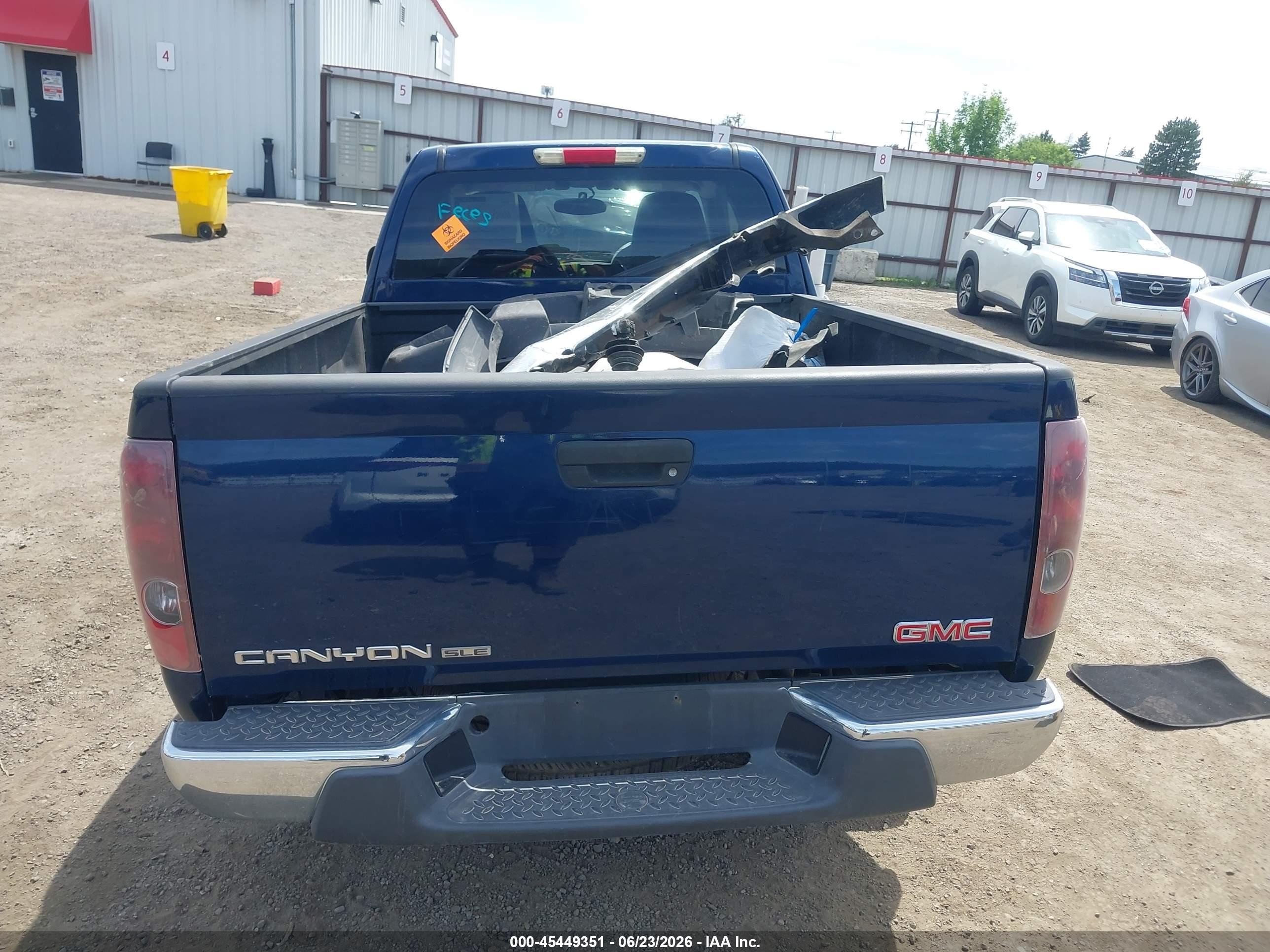 2004 Gmc Canyon Sle Синий vin: 1GTDT196348204062