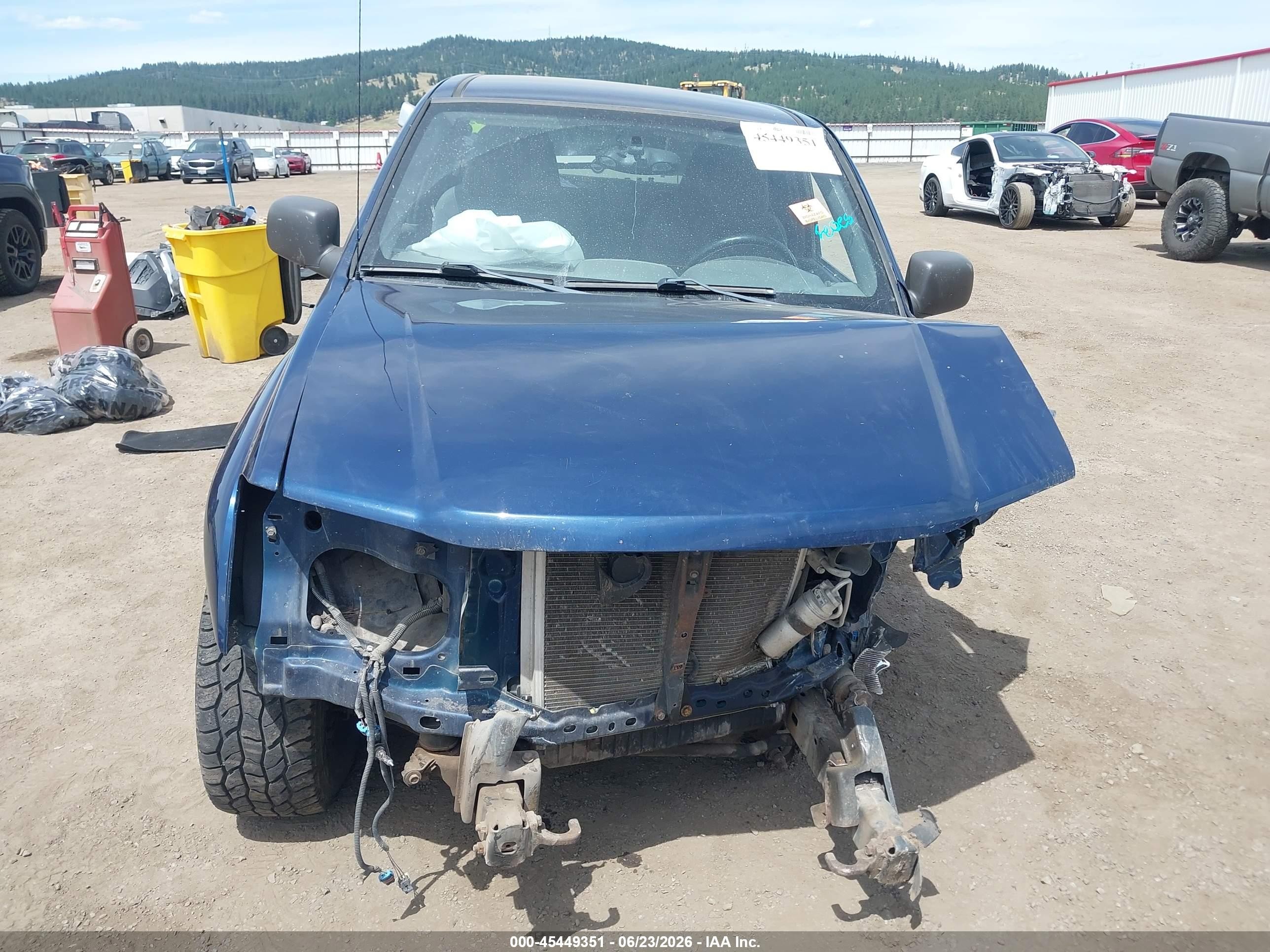 2004 Gmc Canyon Sle Синий vin: 1GTDT196348204062