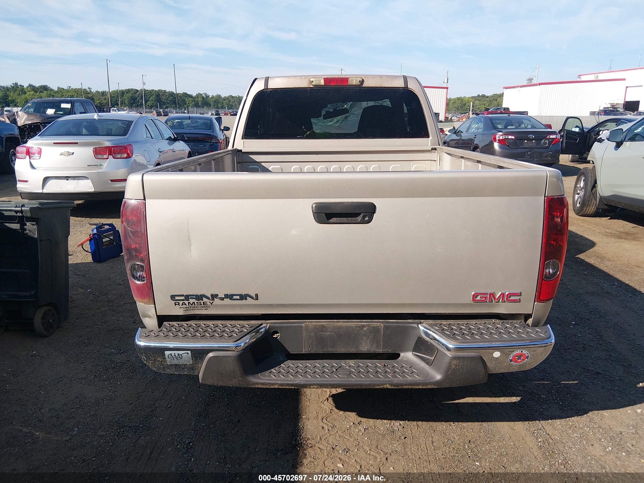 2006 Gmc Canyon Sle1 Gray vin: 1GTDT196368186407