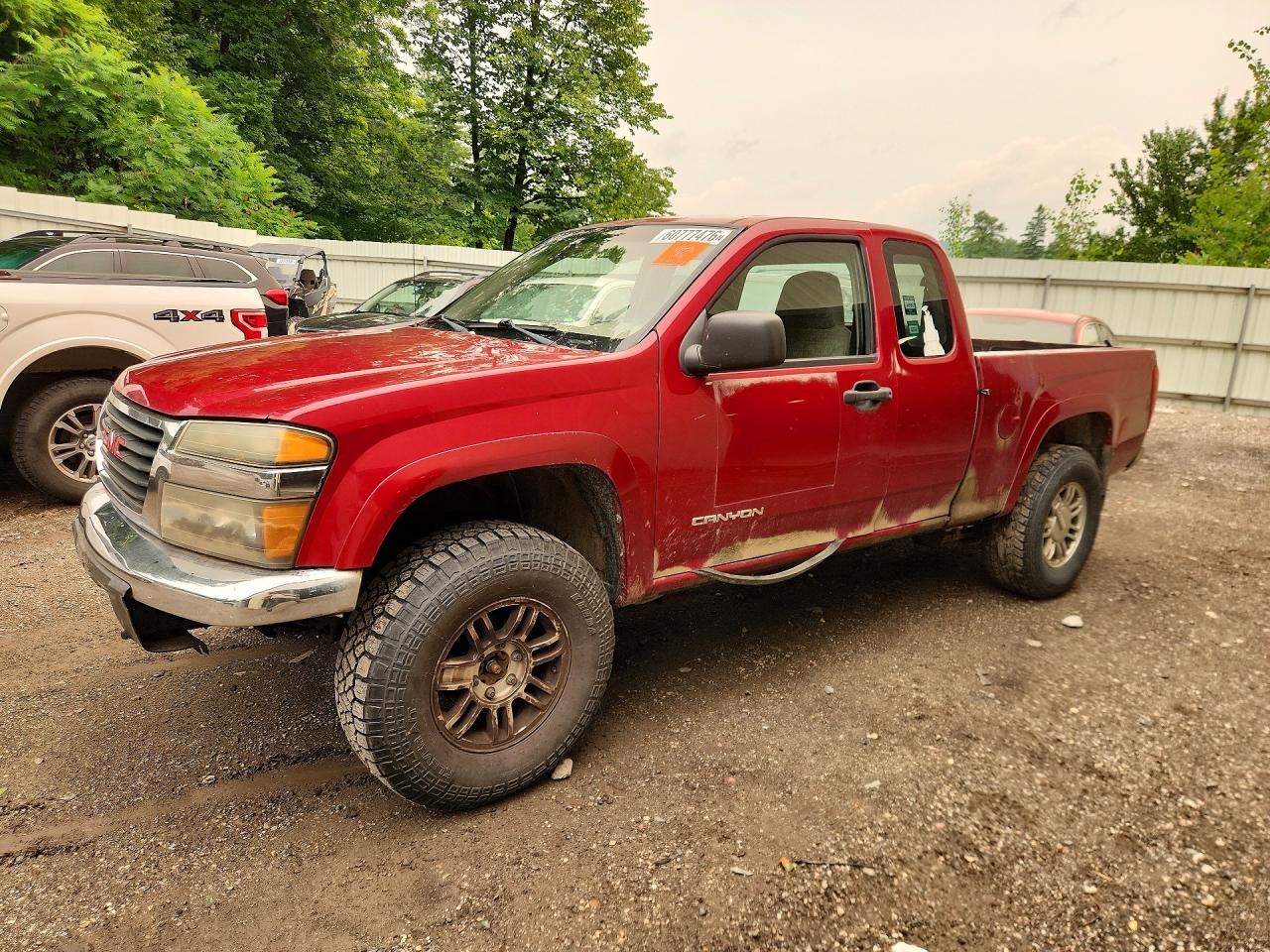 2005 Gmc Canyon Red vin: 1GTDT196858133863