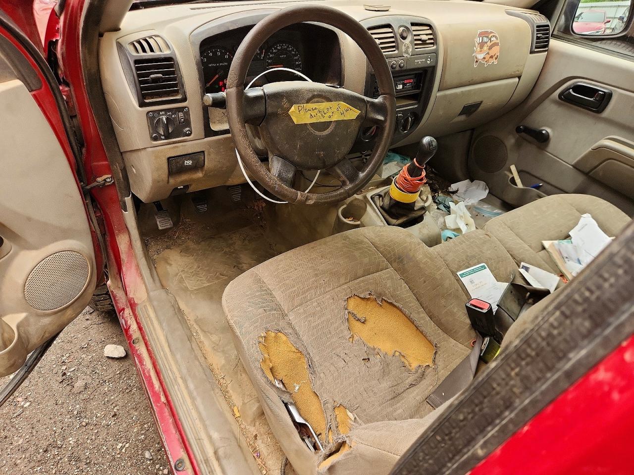 2005 Gmc Canyon Red vin: 1GTDT196858133863
