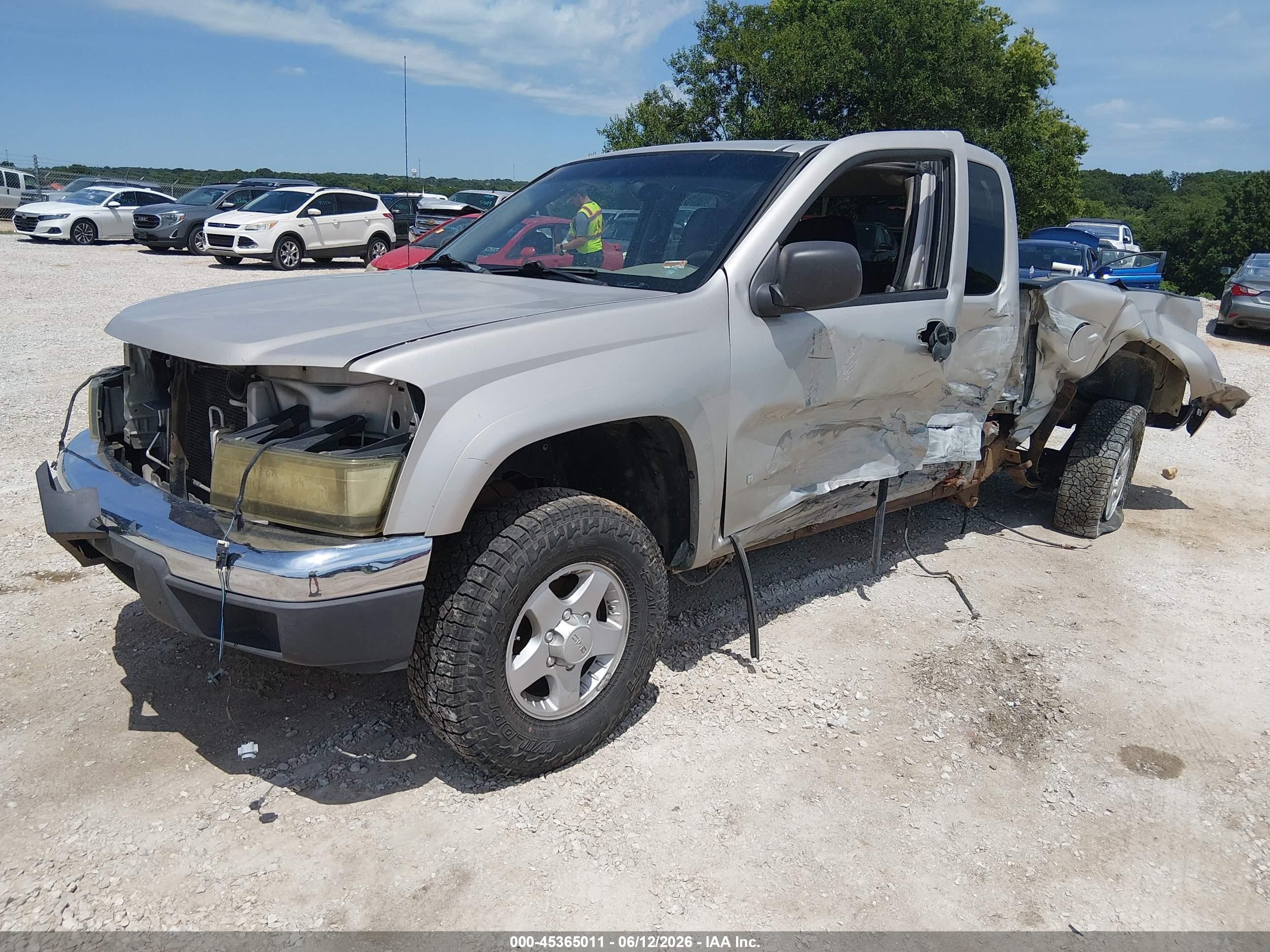 2007 Gmc Canyon Work Truck Silver vin: 1GTDT199278238914