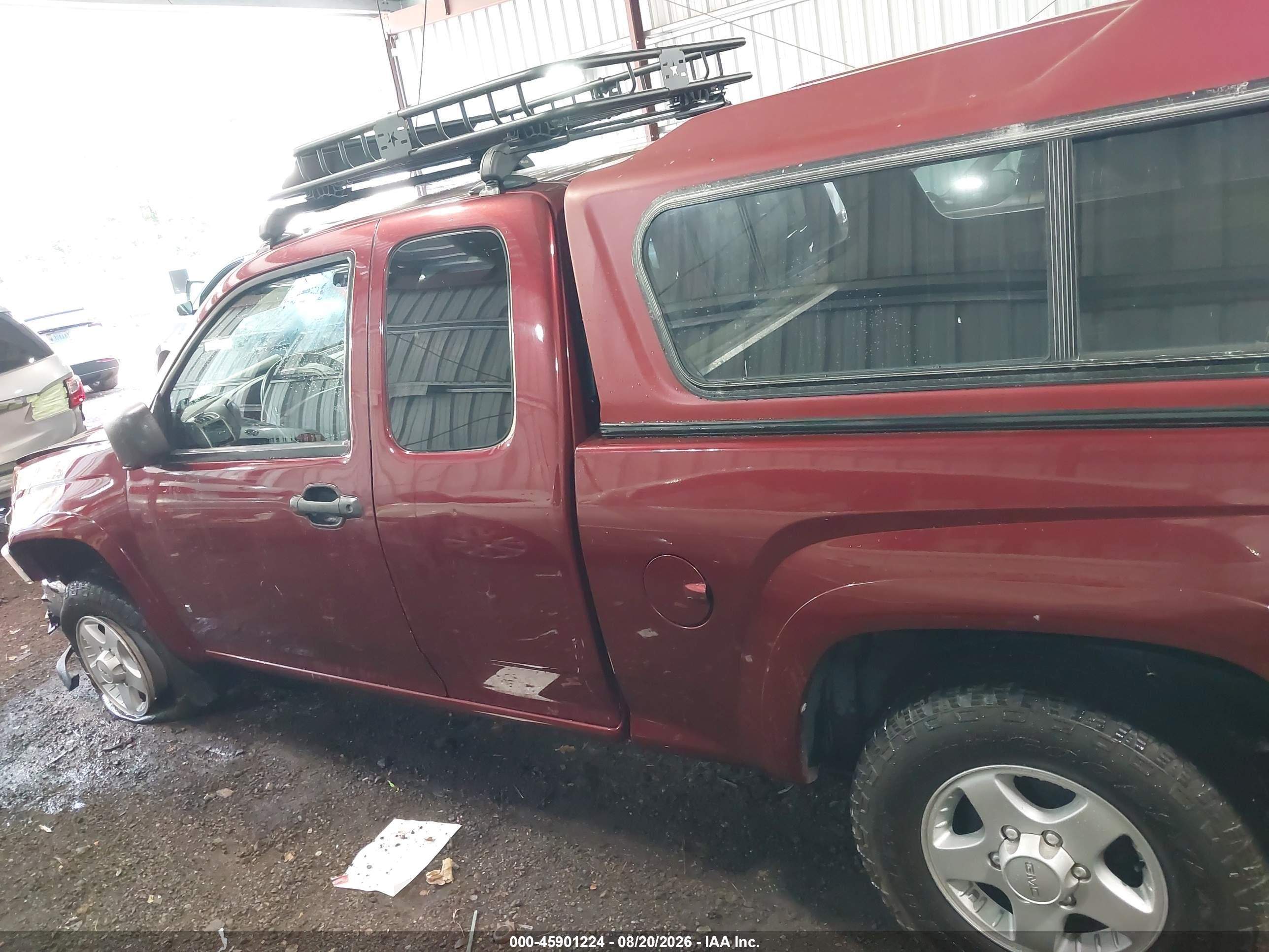 2007 Gmc Canyon Sle2 Burgundy vin: 1GTDT19E478127973
