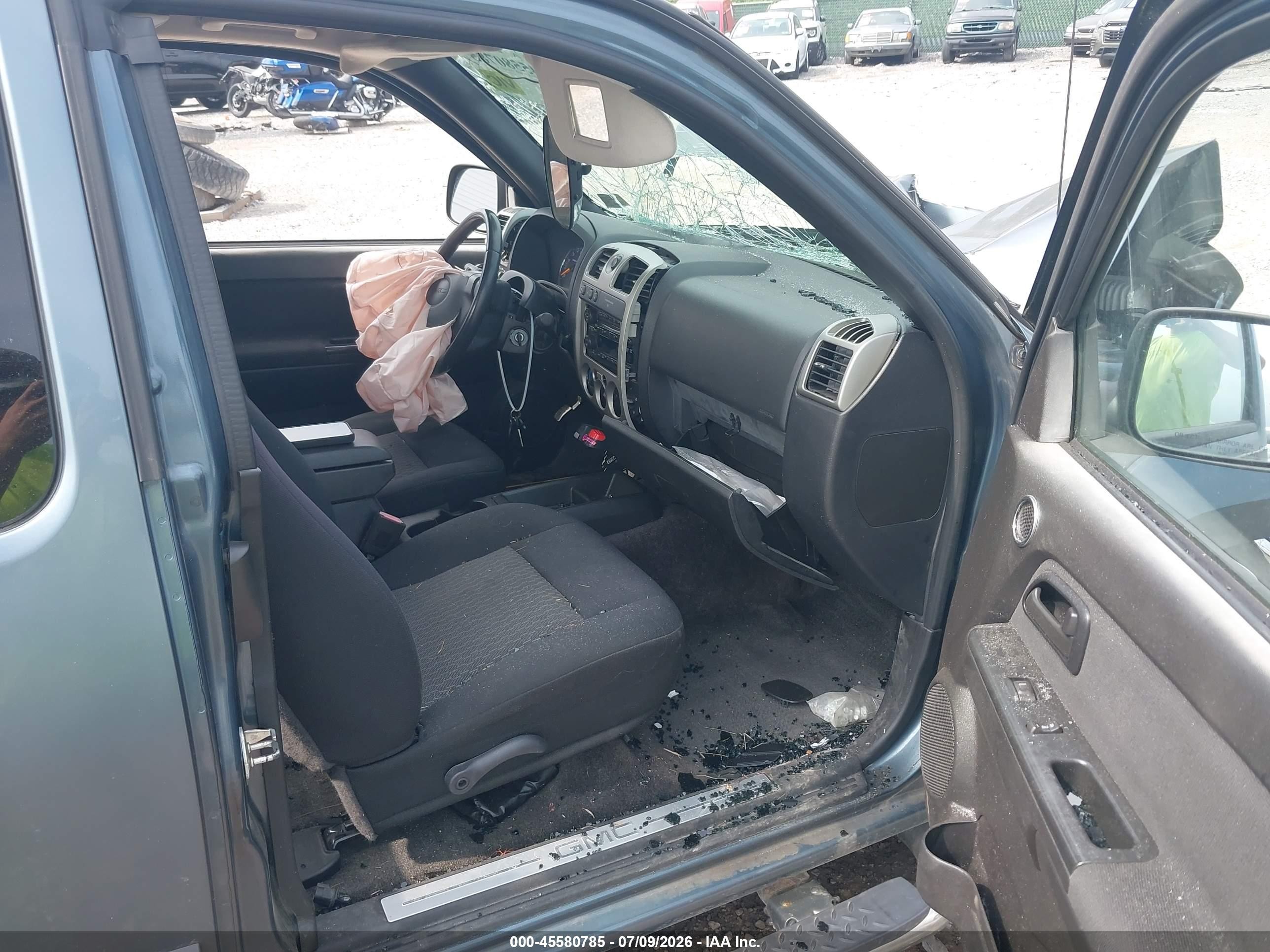 2007 Gmc Canyon Sle2 Gray vin: 1GTDT19E978170334