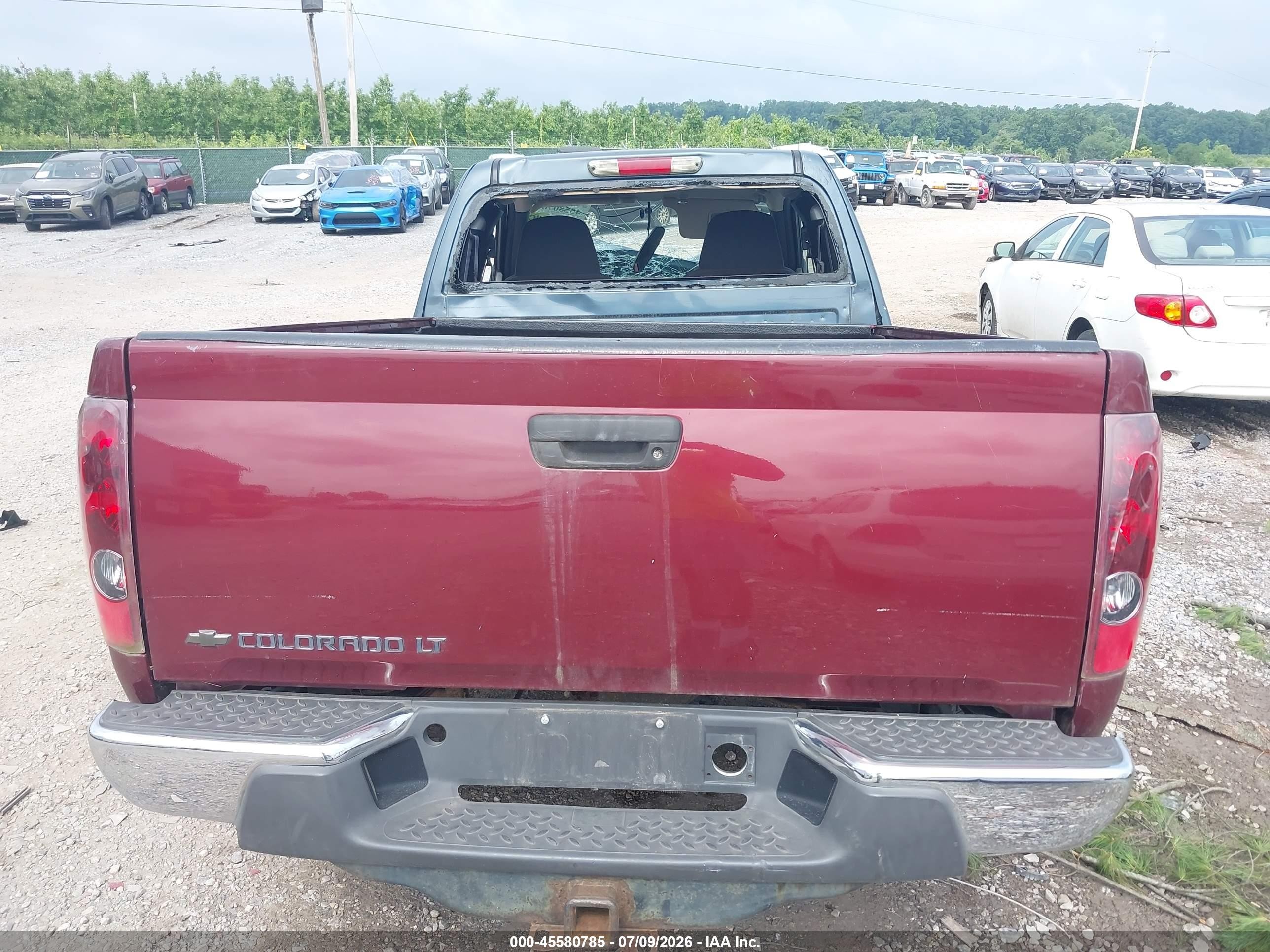 2007 Gmc Canyon Sle2 Gray vin: 1GTDT19E978170334
