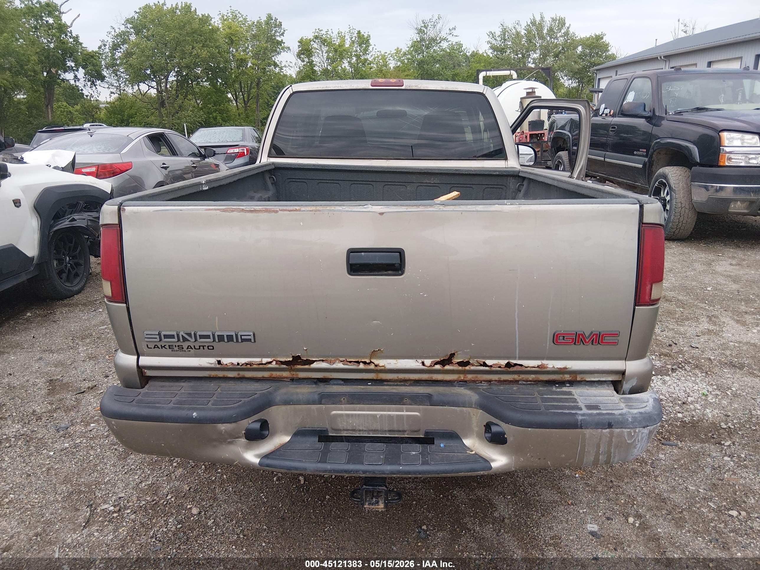 2002 Gmc Sonoma Sls Золотой vin: 1GTDT19W928210865