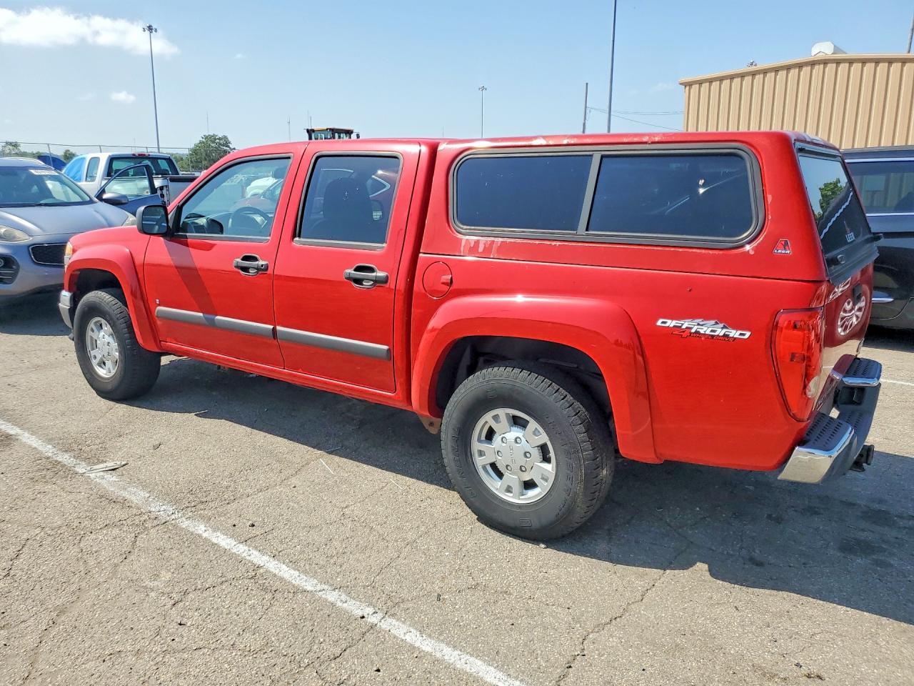 2008 Gmc Canyon Sle Red vin: 1GTDT43E388196231