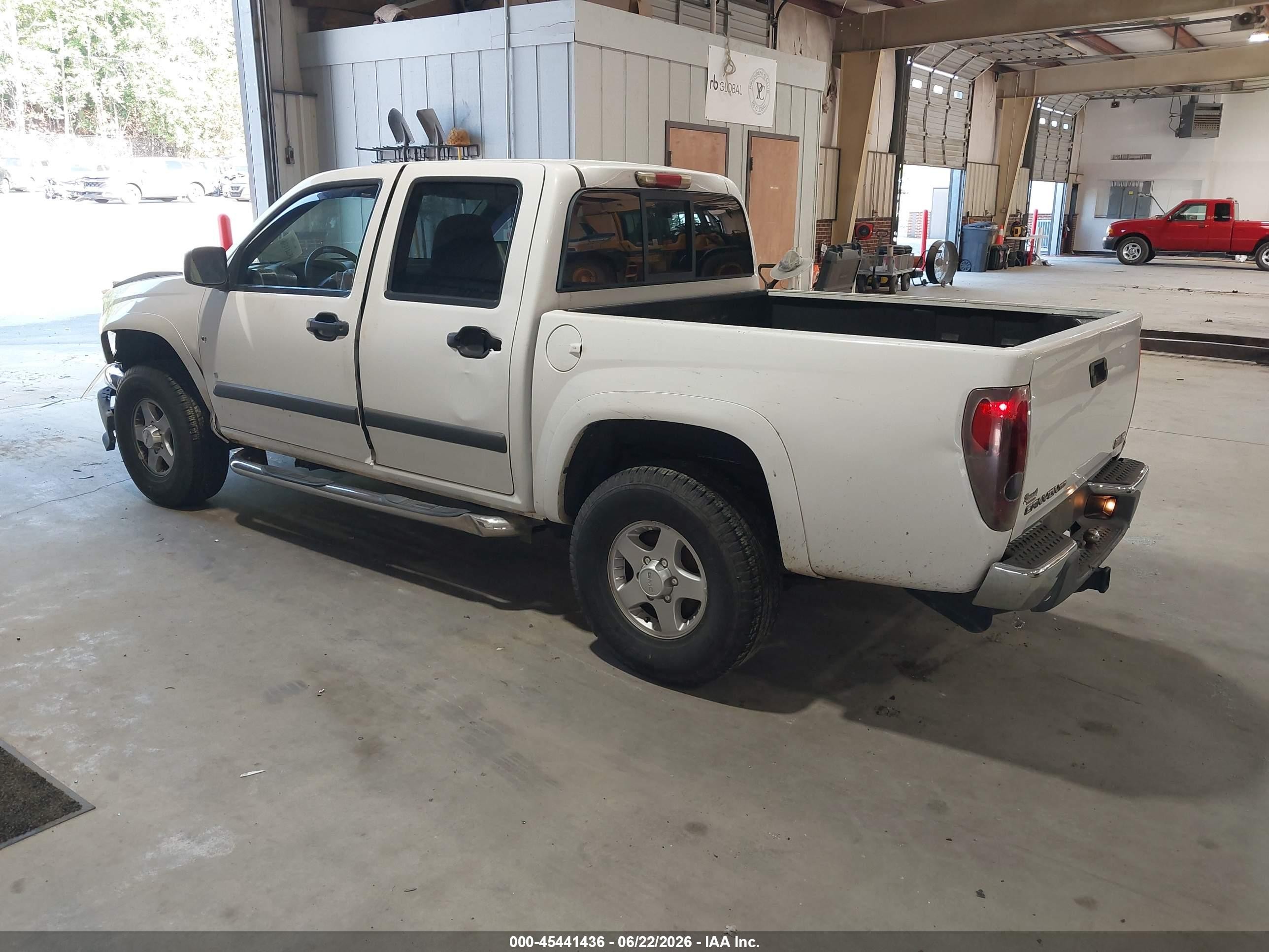 2008 Gmc Canyon Sle2 White vin: 1GTDT43E688189872
