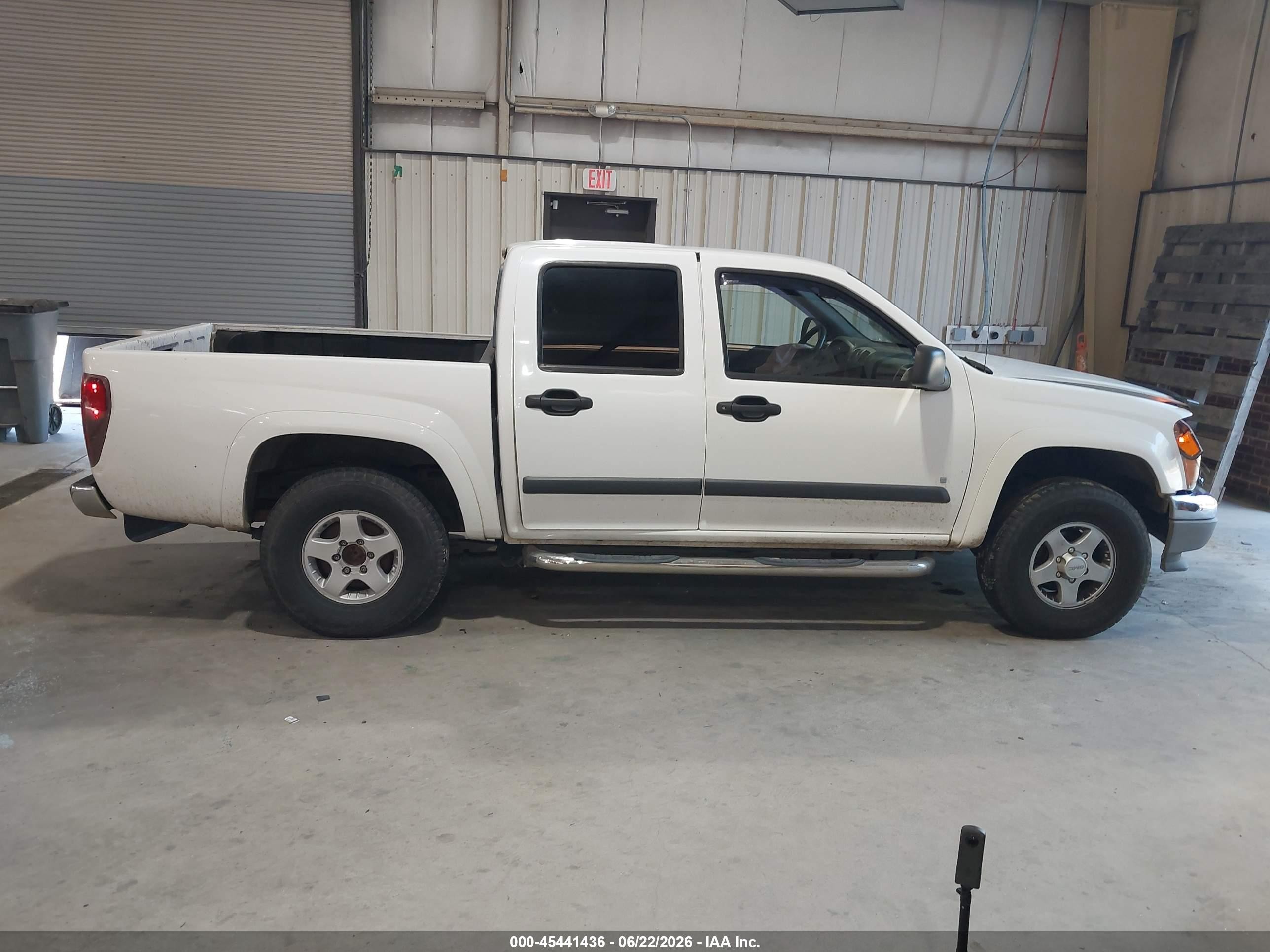 2008 Gmc Canyon Sle2 White vin: 1GTDT43E688189872