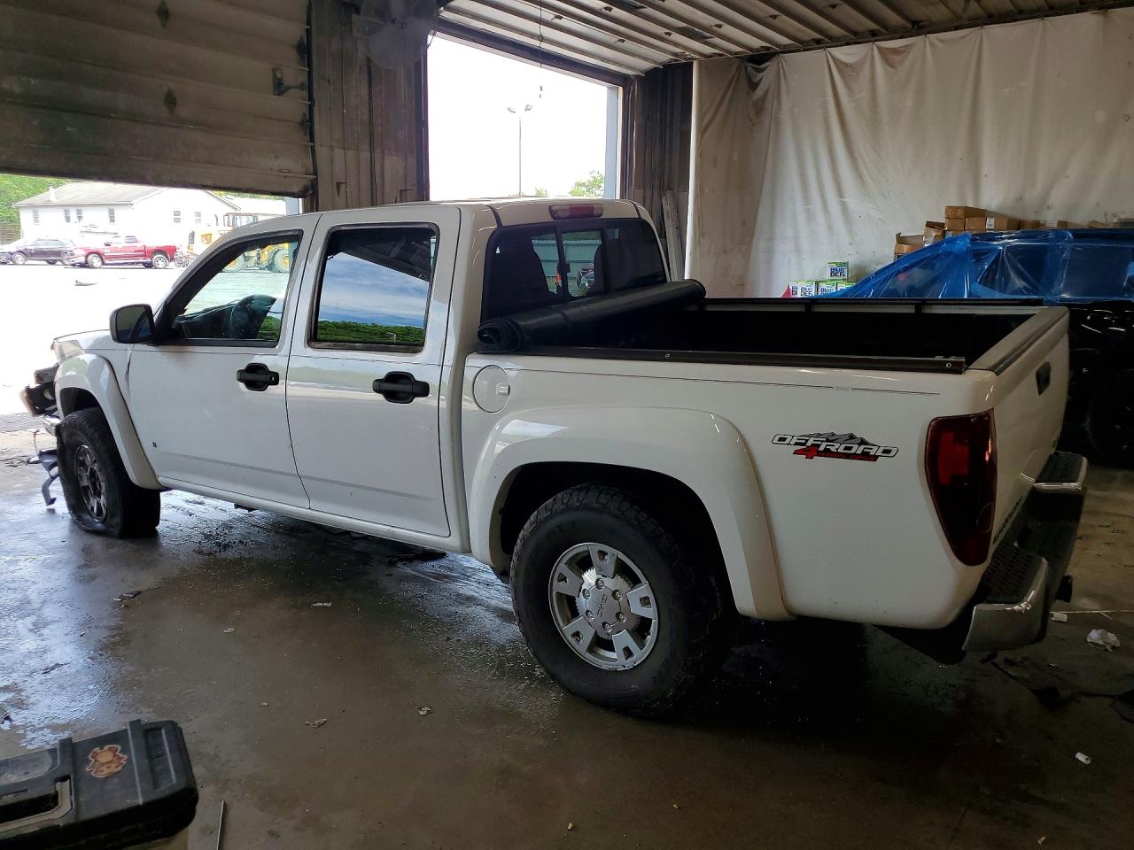 2008 Gmc Canyon Sle White vin: 1GTDT43E788198306