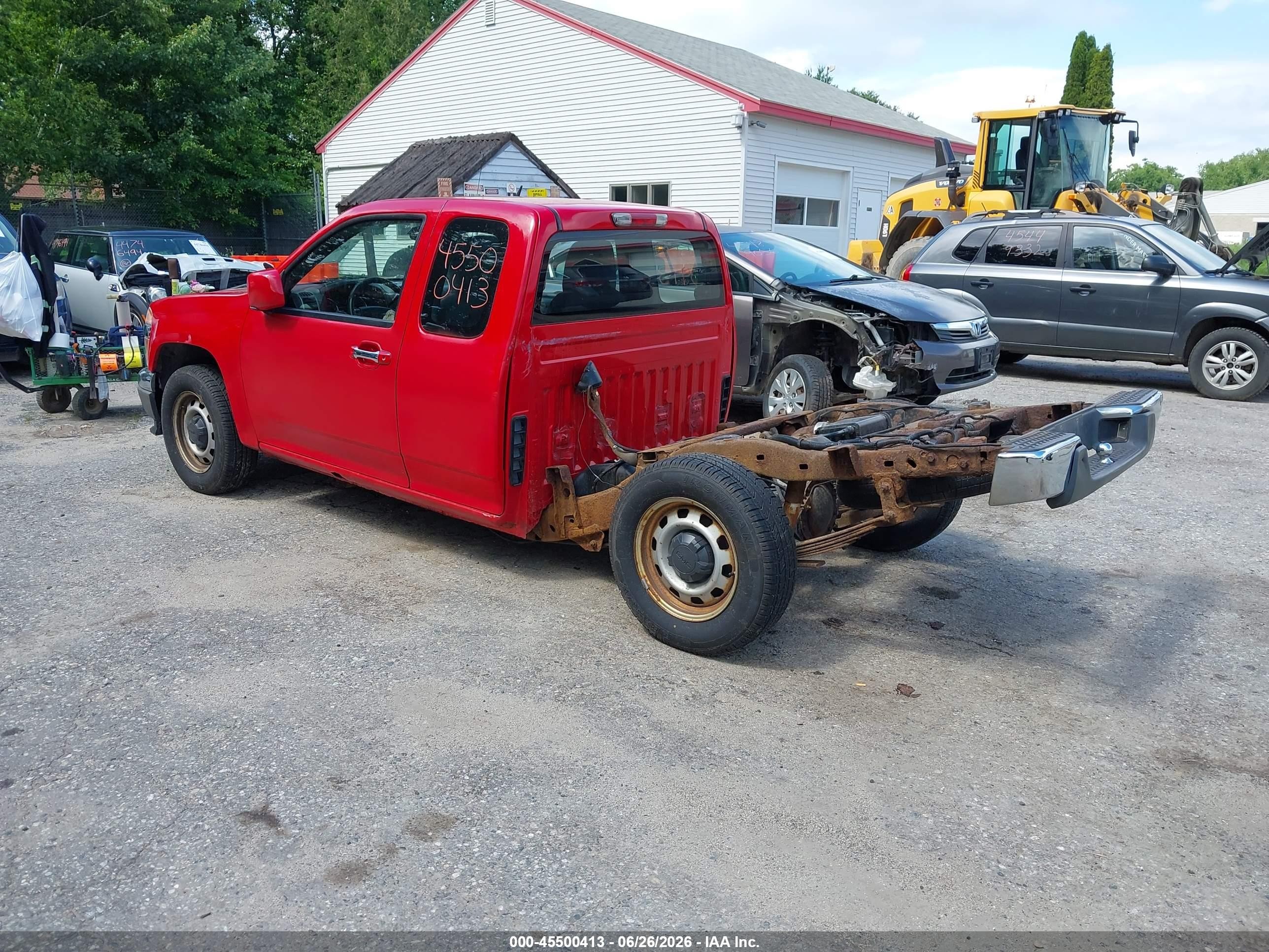 2012 Gmc Canyon Work Truck Red vin: 1GTE5LF93C8116653