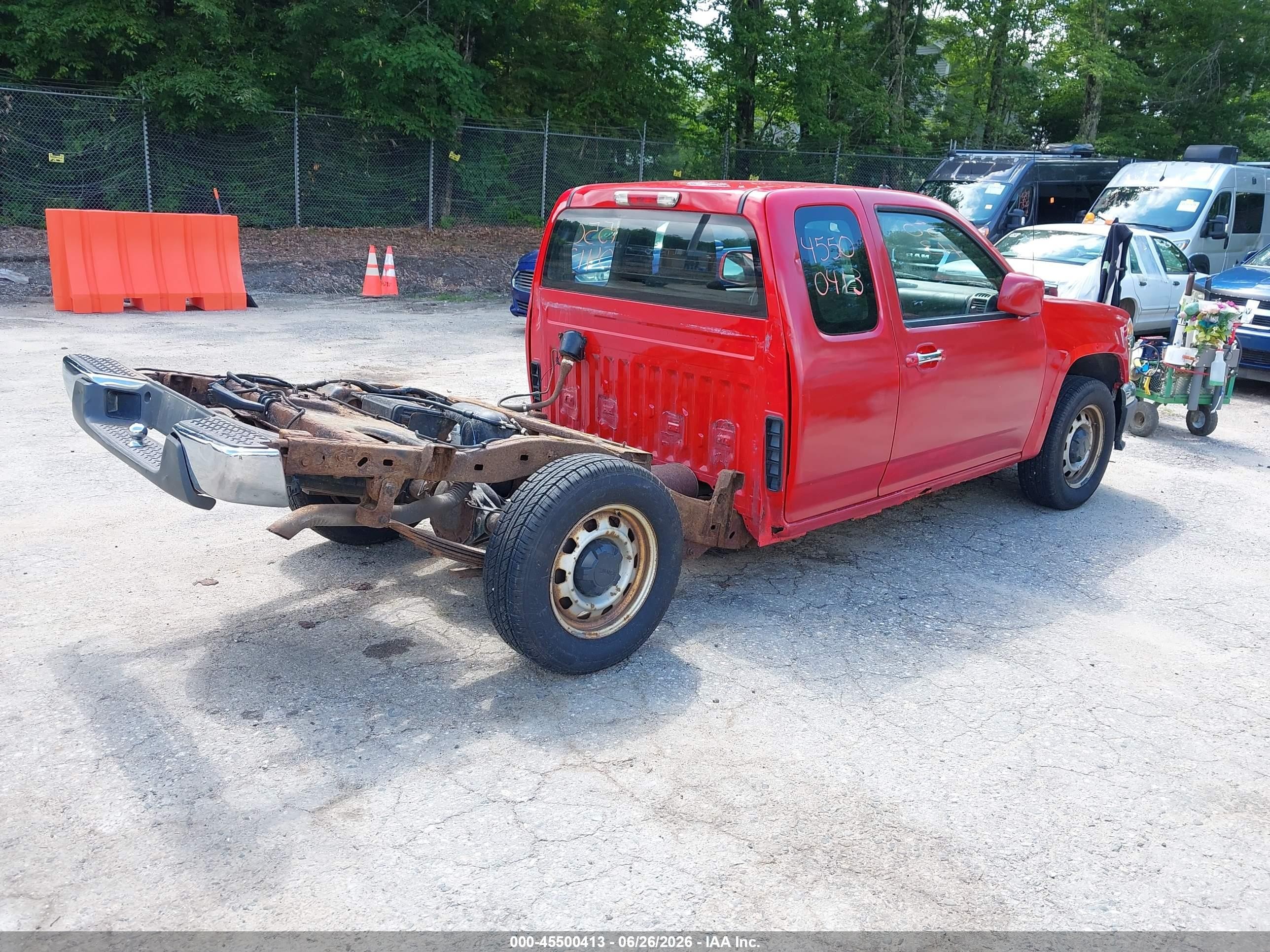 2012 Gmc Canyon Work Truck Red vin: 1GTE5LF93C8116653