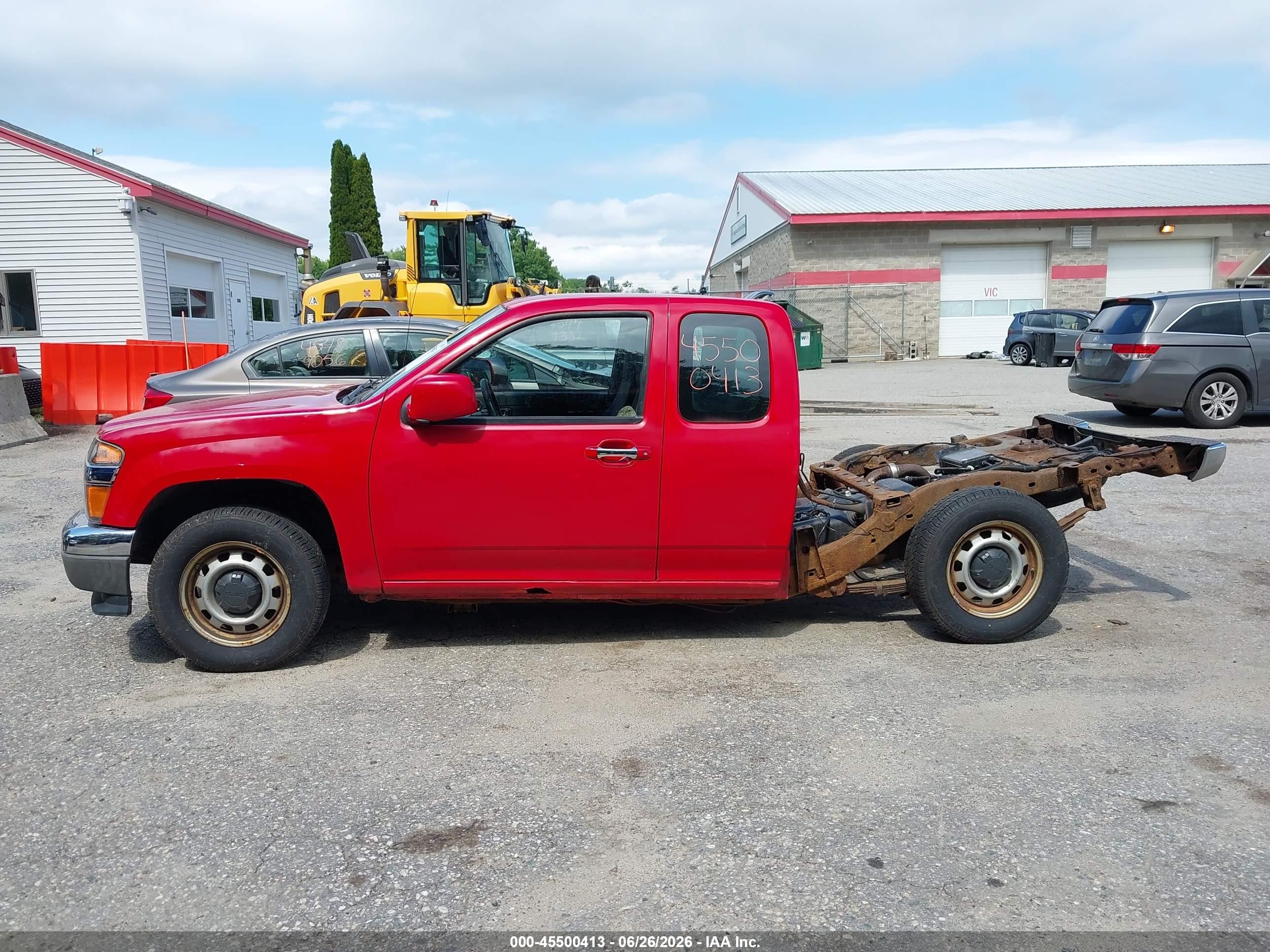 2012 Gmc Canyon Work Truck Red vin: 1GTE5LF93C8116653