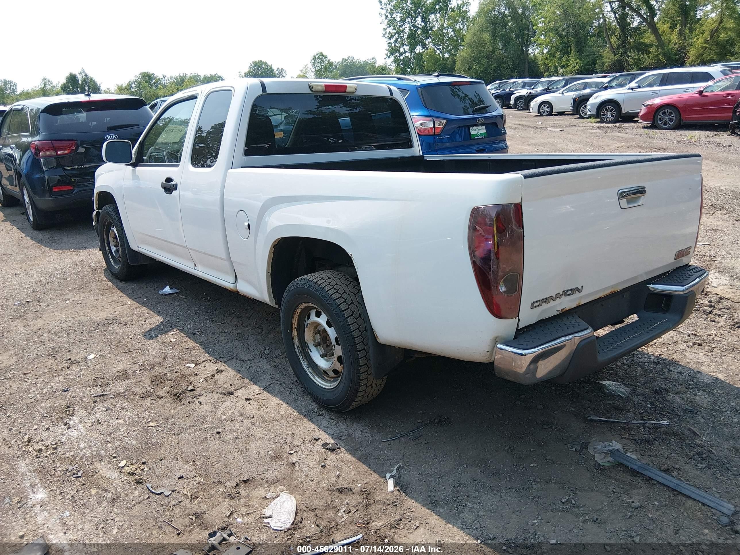 2011 Gmc Canyon Work Truck White vin: 1GTE5LF95B8106947