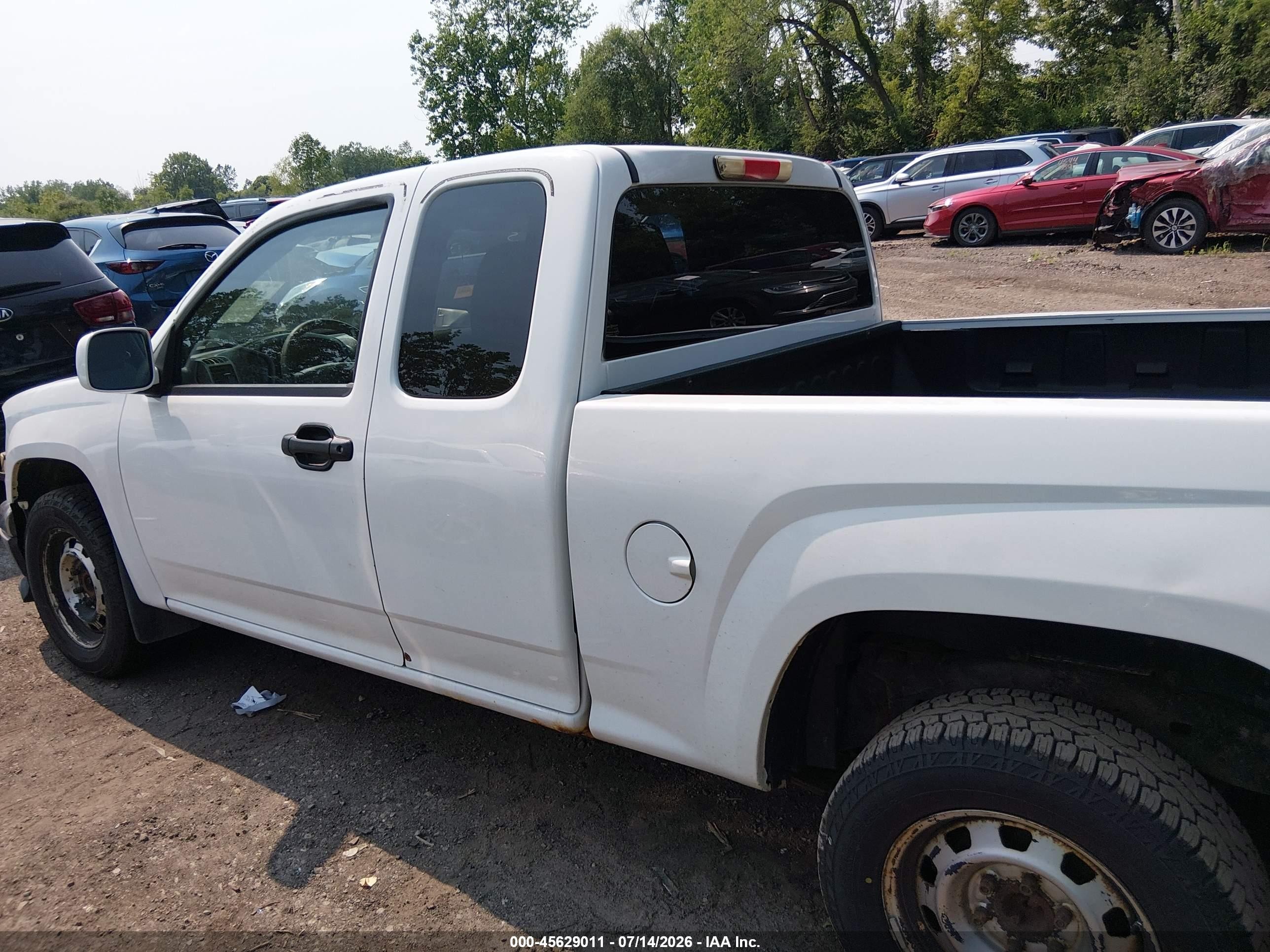 2011 Gmc Canyon Work Truck White vin: 1GTE5LF95B8106947
