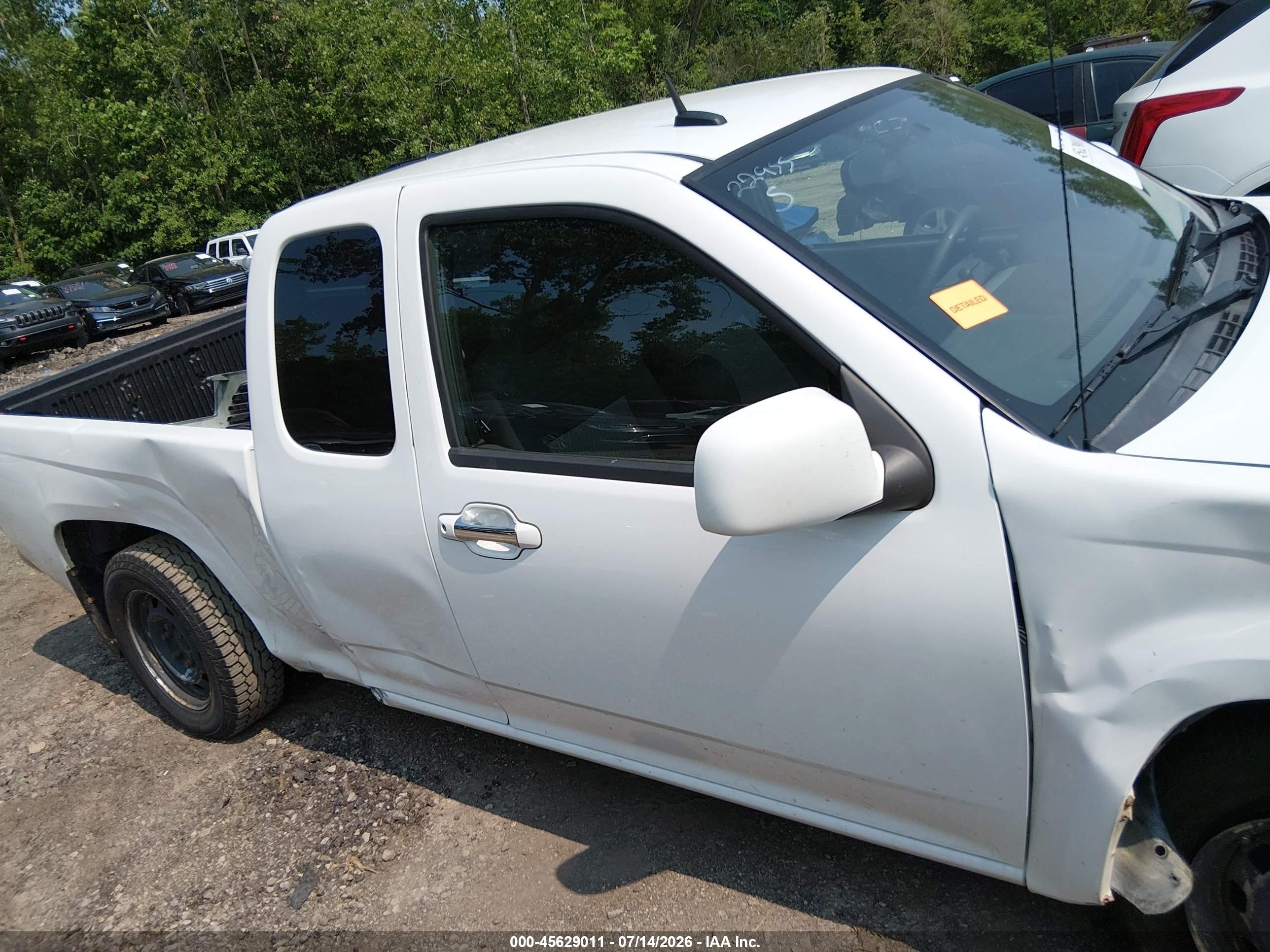 2011 Gmc Canyon Work Truck White vin: 1GTE5LF95B8106947