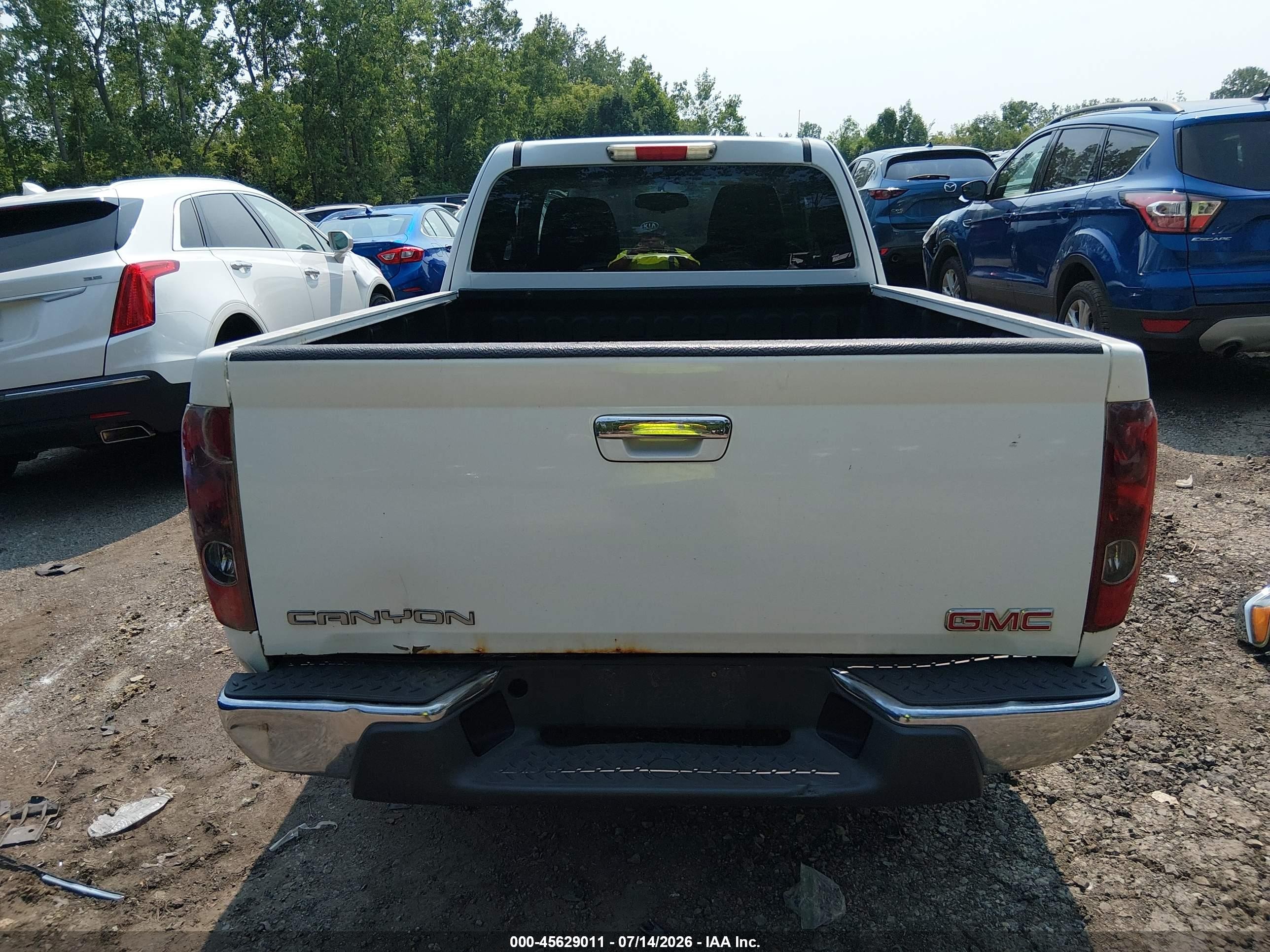 2011 Gmc Canyon Work Truck White vin: 1GTE5LF95B8106947