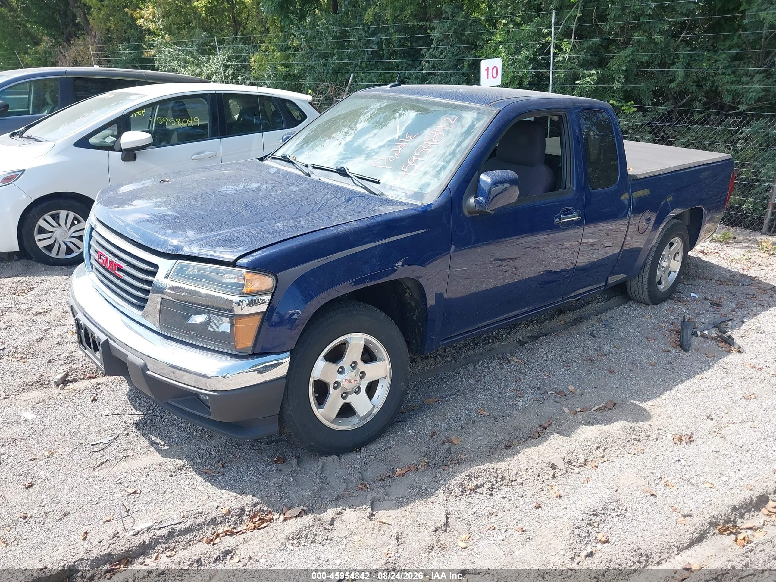 2012 Gmc Canyon Sle1 Blue vin: 1GTE5MF95C8156030