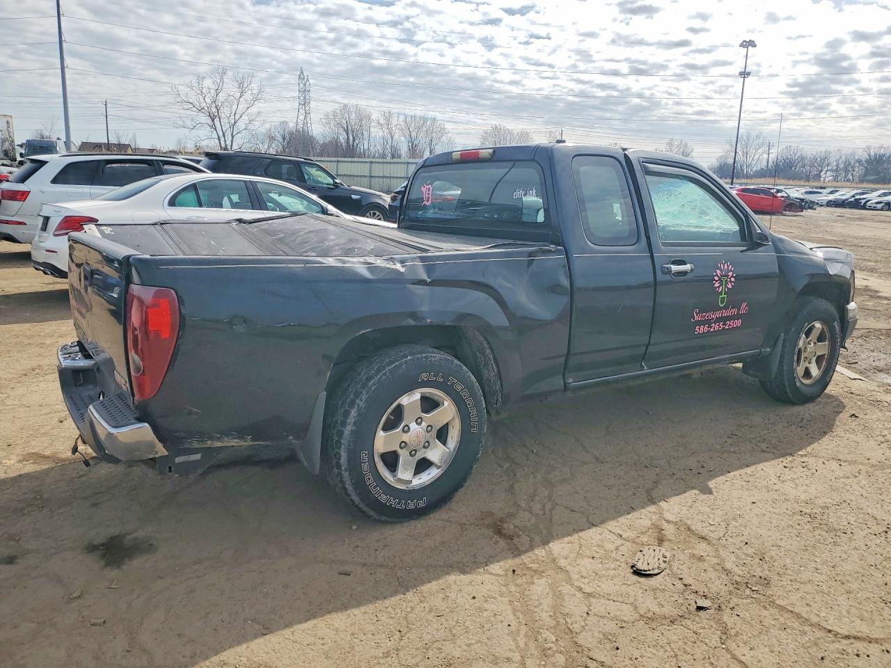 2011 Gmc Canyon Sle Black vin: 1GTE5MF96B8102153