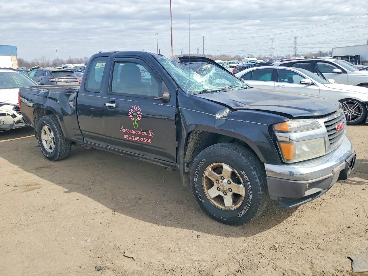 2011 Gmc Canyon Sle Black vin: 1GTE5MF96B8102153