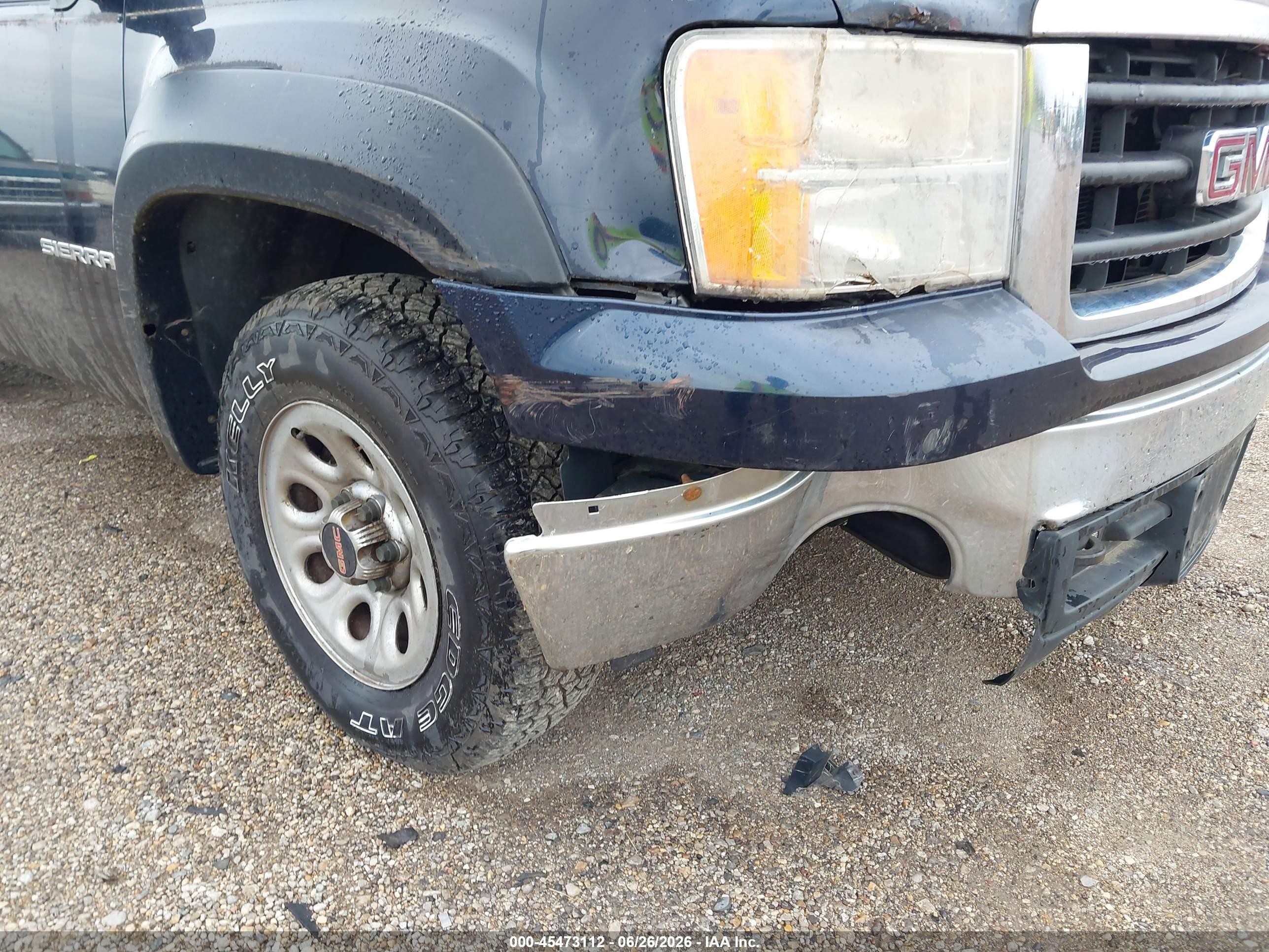 2008 Gmc Sierra 1500 Work Truck Dark Blue vin: 1GTEC14028Z180232