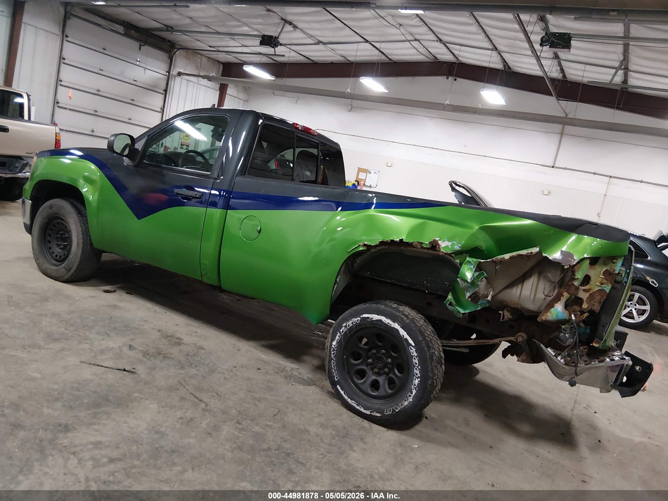 2009 Gmc Sierra 1500 Work Truck Green vin: 1GTEC14059Z148845
