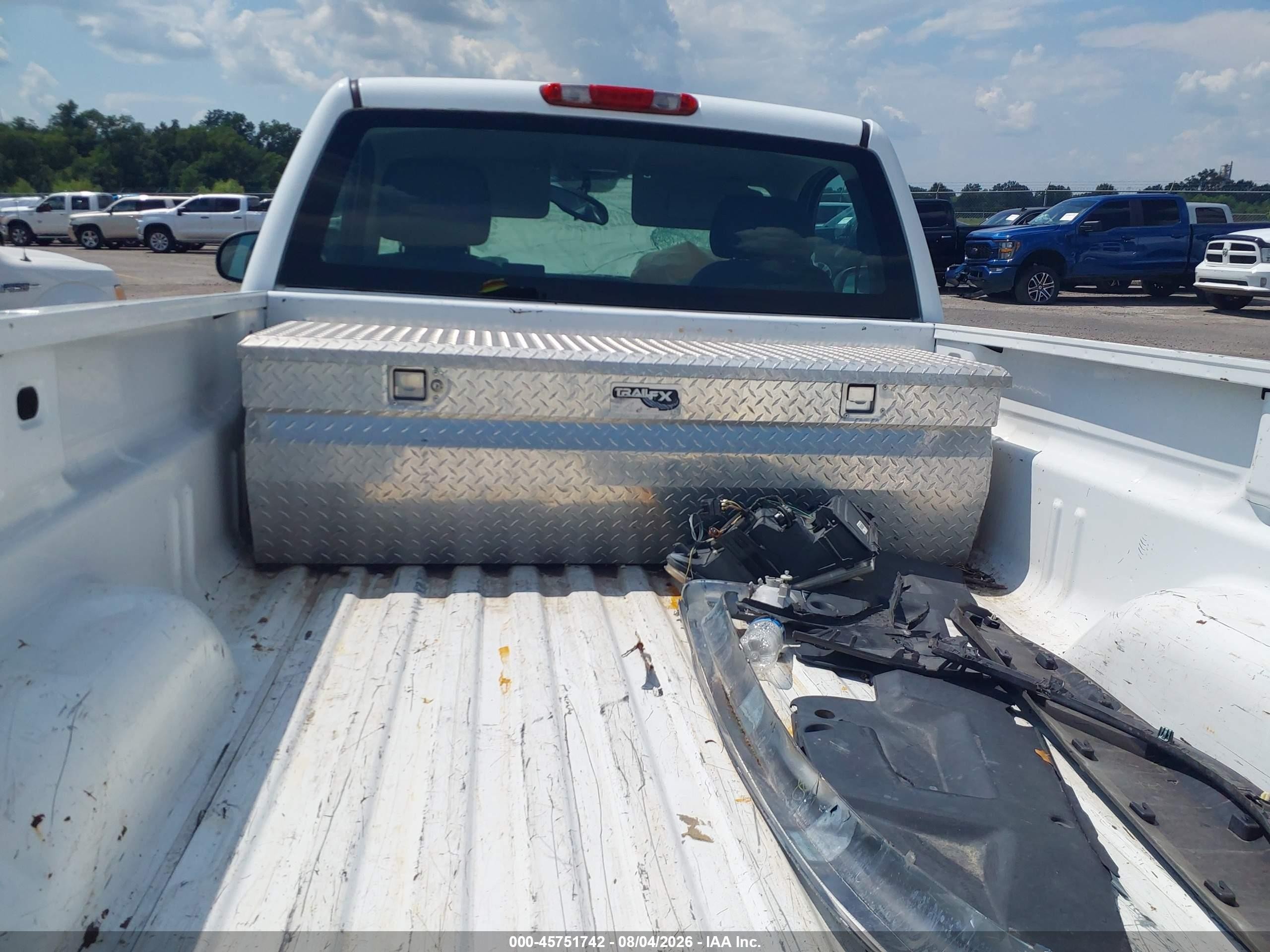 2007 Gmc Sierra 1500 Work Truck White vin: 1GTEC14C07Z534208