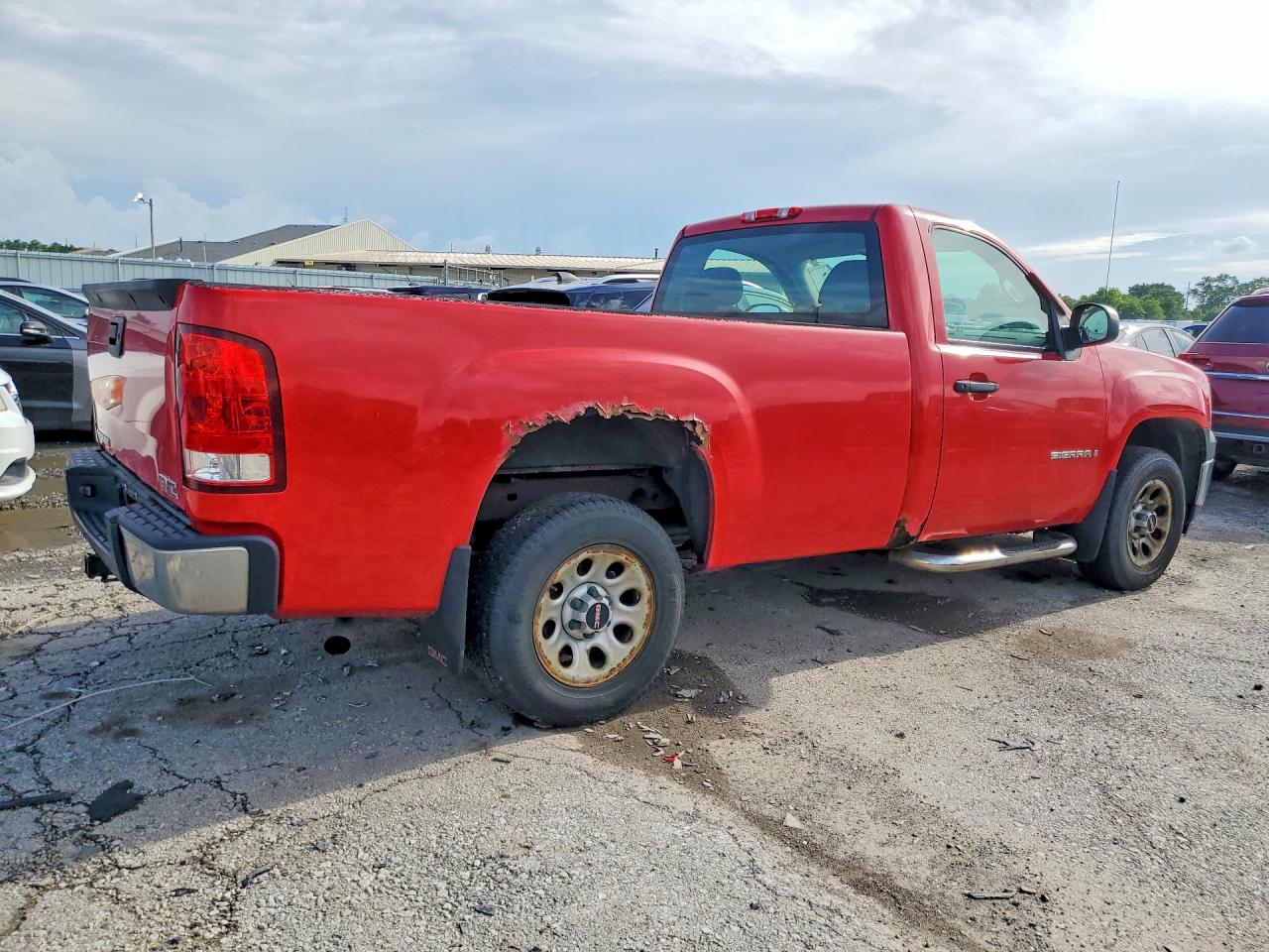 2007 Gmc New Sierra C1500 Red vin: 1GTEC14C07Z563675