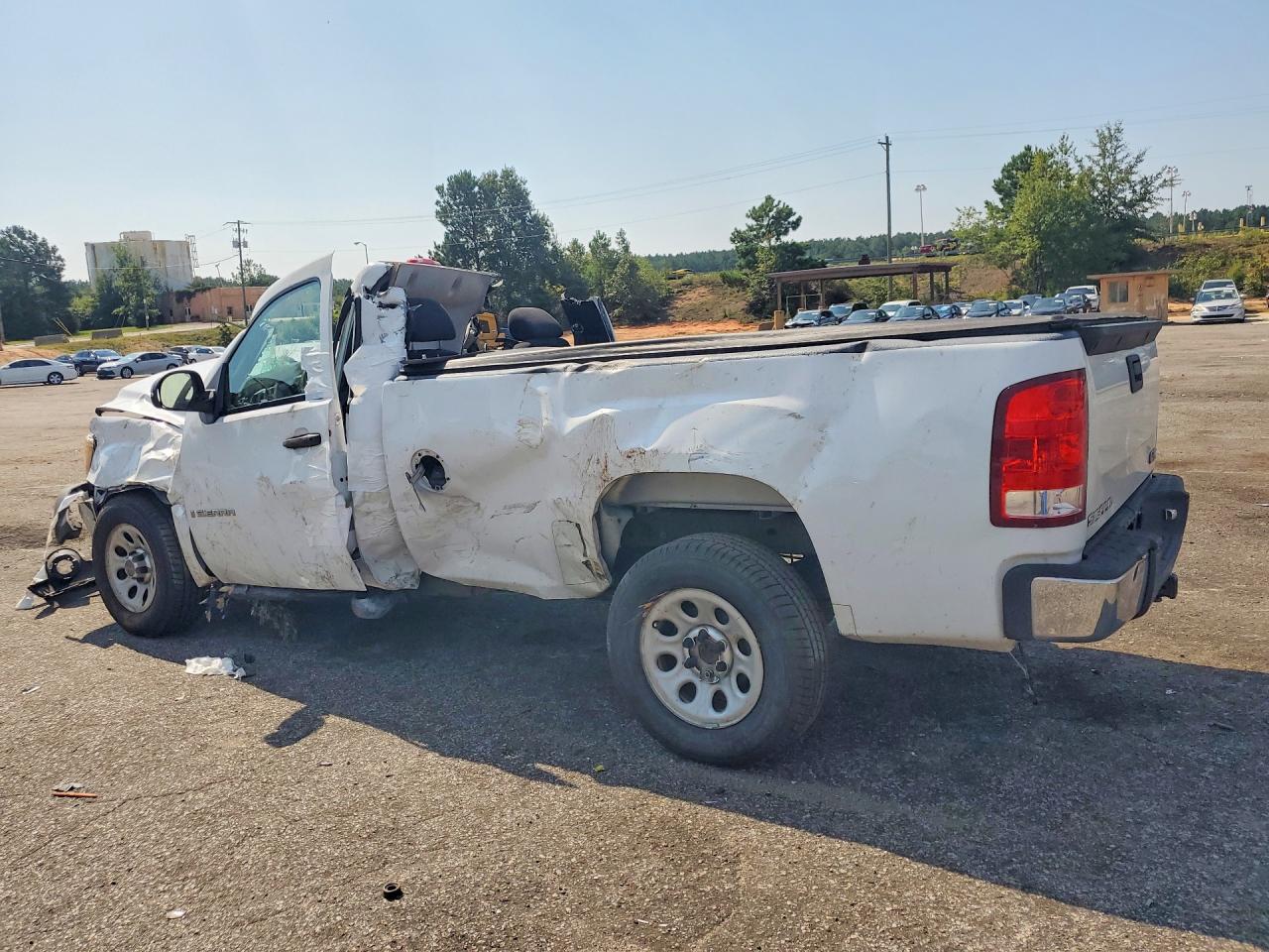 2007 Gmc New Sierra C1500 White vin: 1GTEC14C07Z592240