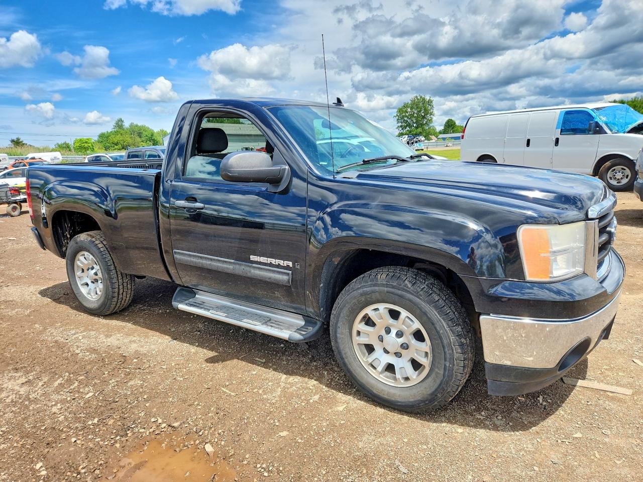 2008 Gmc Sierra C1500 Черный vin: 1GTEC14C28Z193816