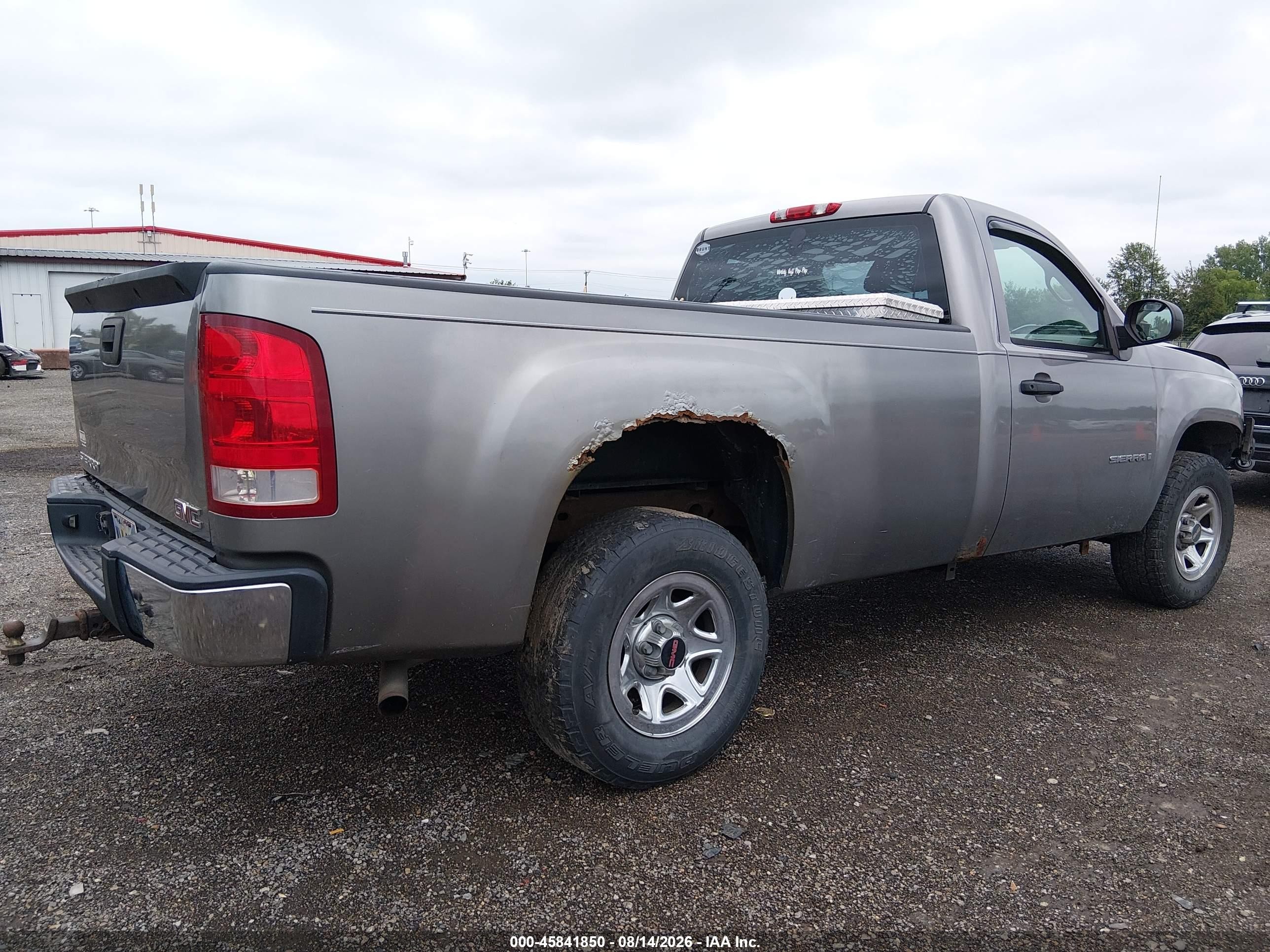 2008 Gmc Sierra 1500 Work Truck Gray vin: 1GTEC14C38E145877