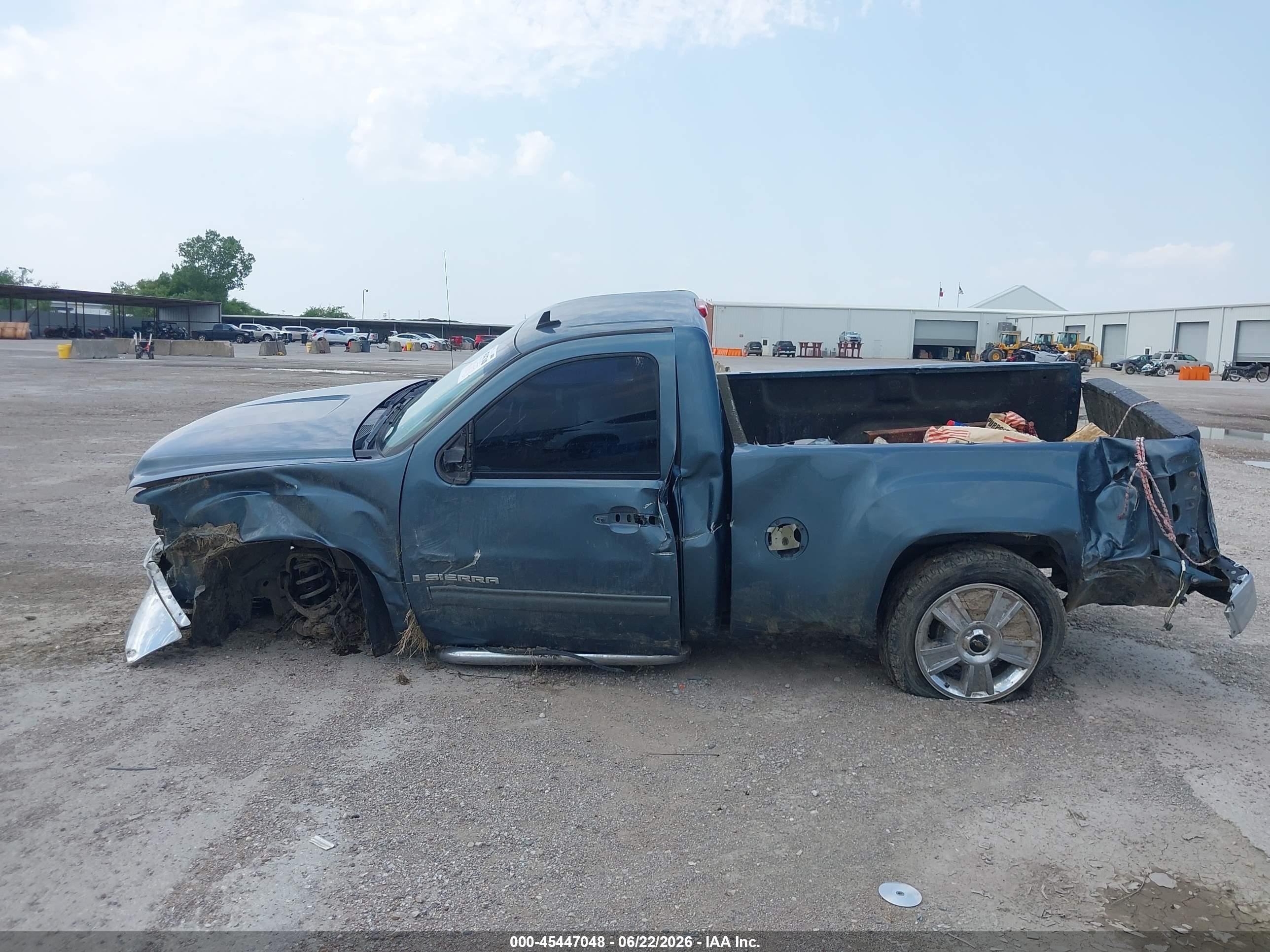 2008 Gmc Sierra 1500 Sle1 Blue vin: 1GTEC14C48Z153012