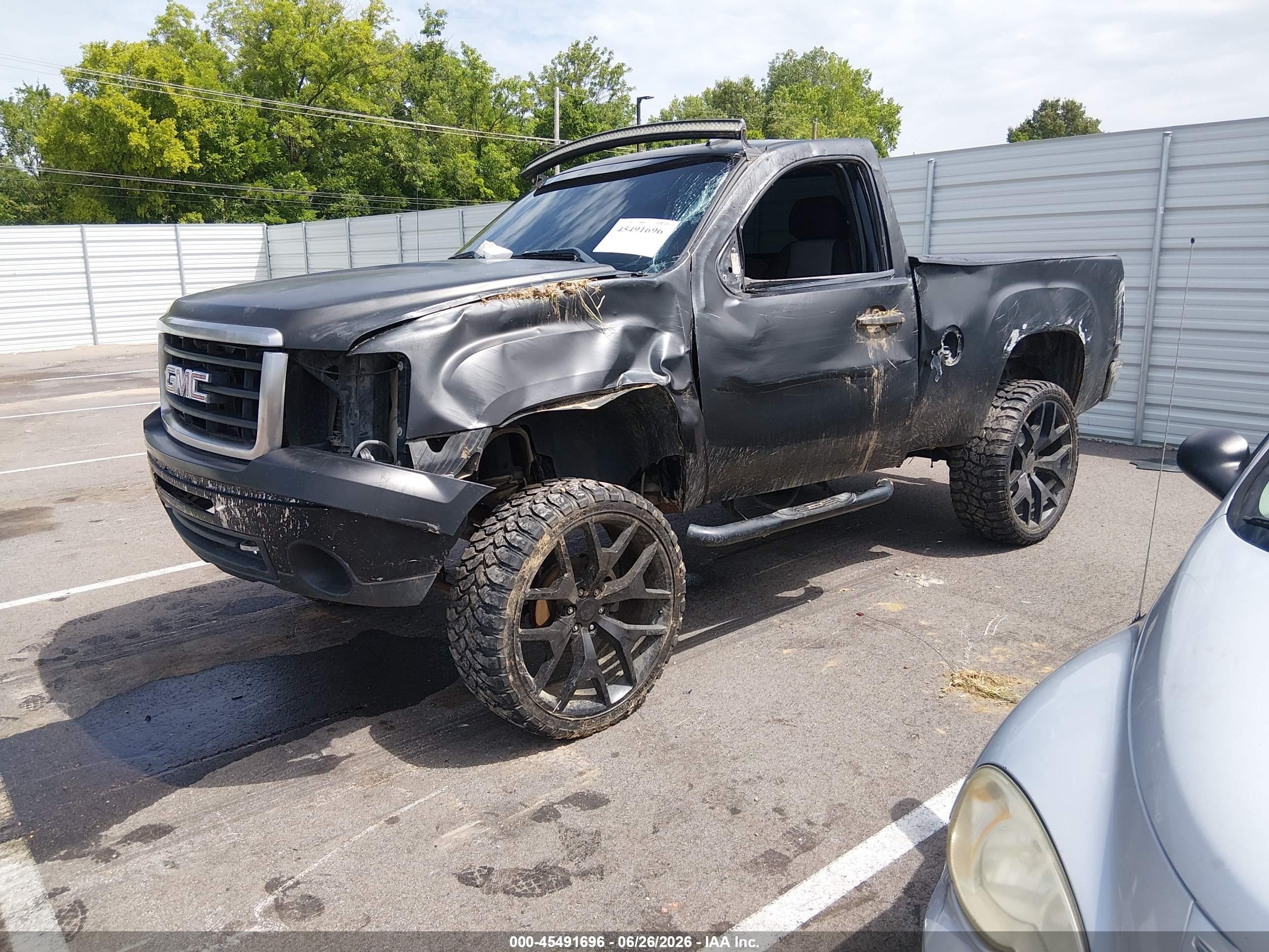 2009 Gmc Sierra 1500 Work Truck Black vin: 1GTEC14C49Z100473
