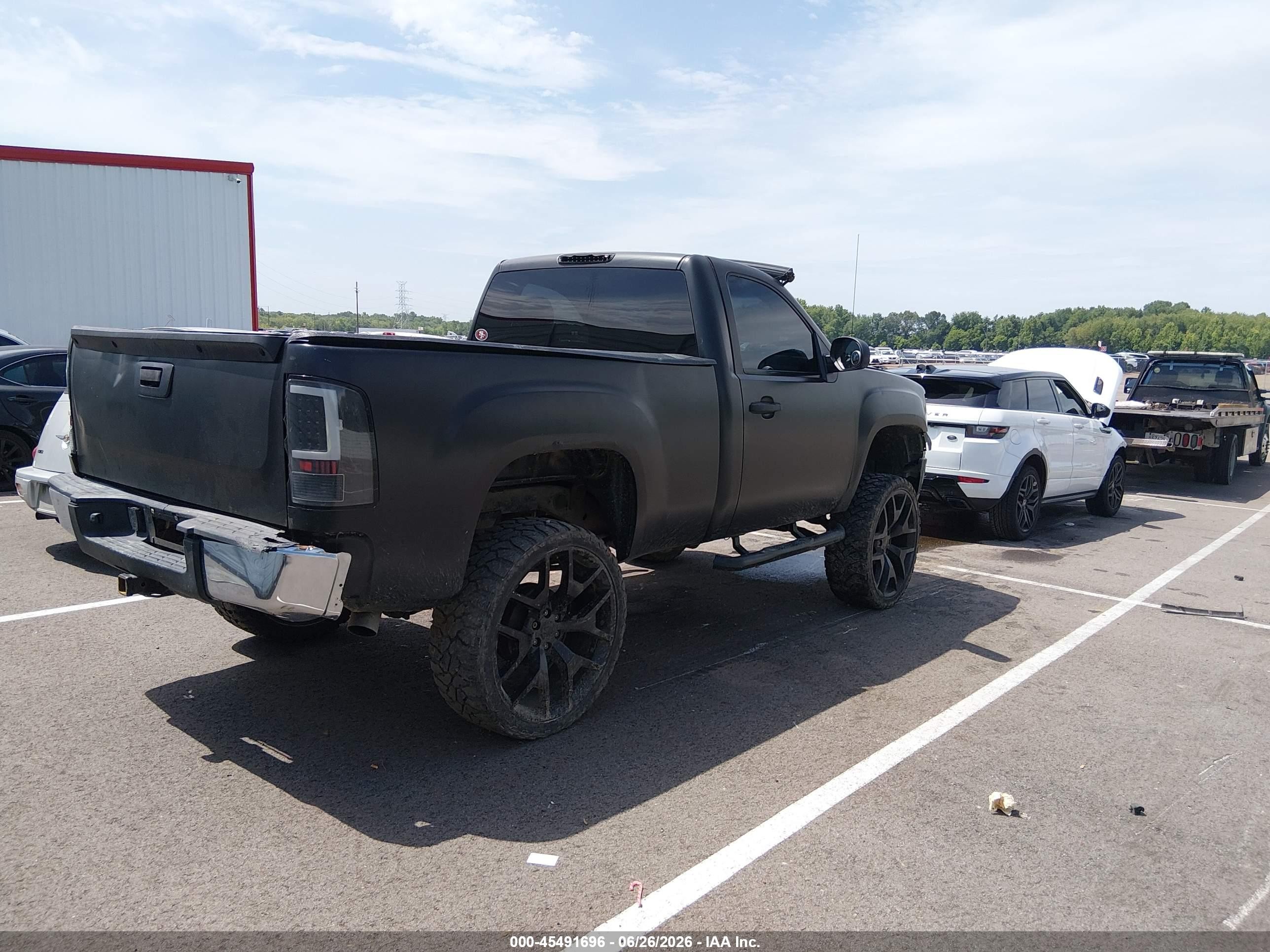 2009 Gmc Sierra 1500 Work Truck Black vin: 1GTEC14C49Z100473