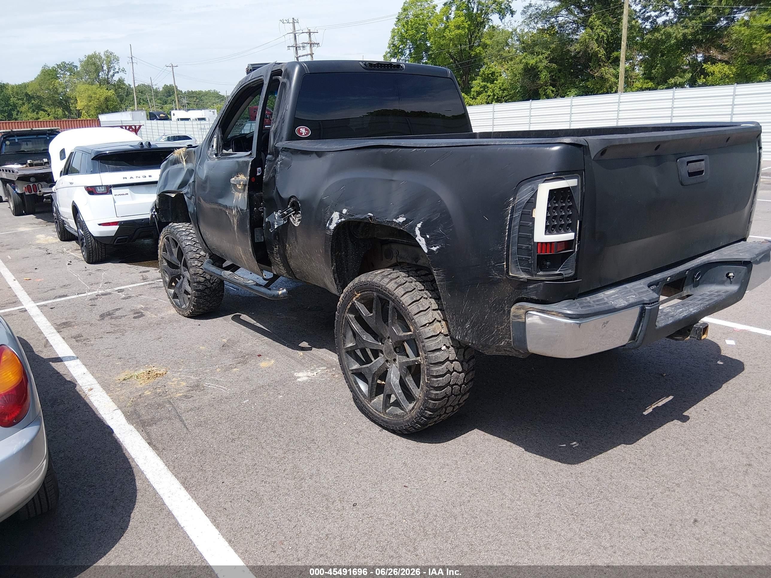 2009 Gmc Sierra 1500 Work Truck Black vin: 1GTEC14C49Z100473