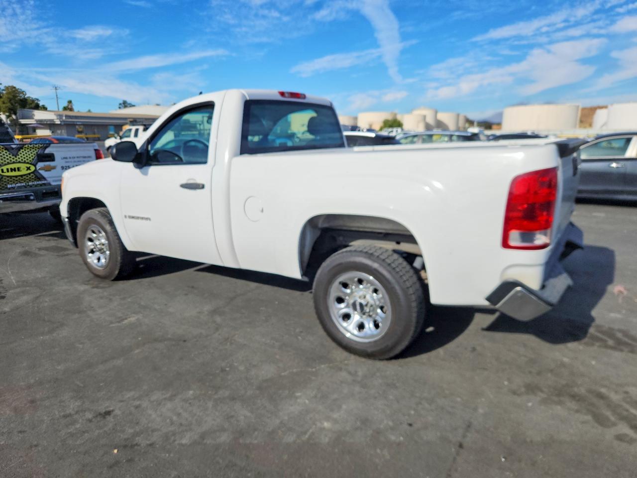 2008 Gmc Sierra C1500 White vin: 1GTEC14C58Z305444