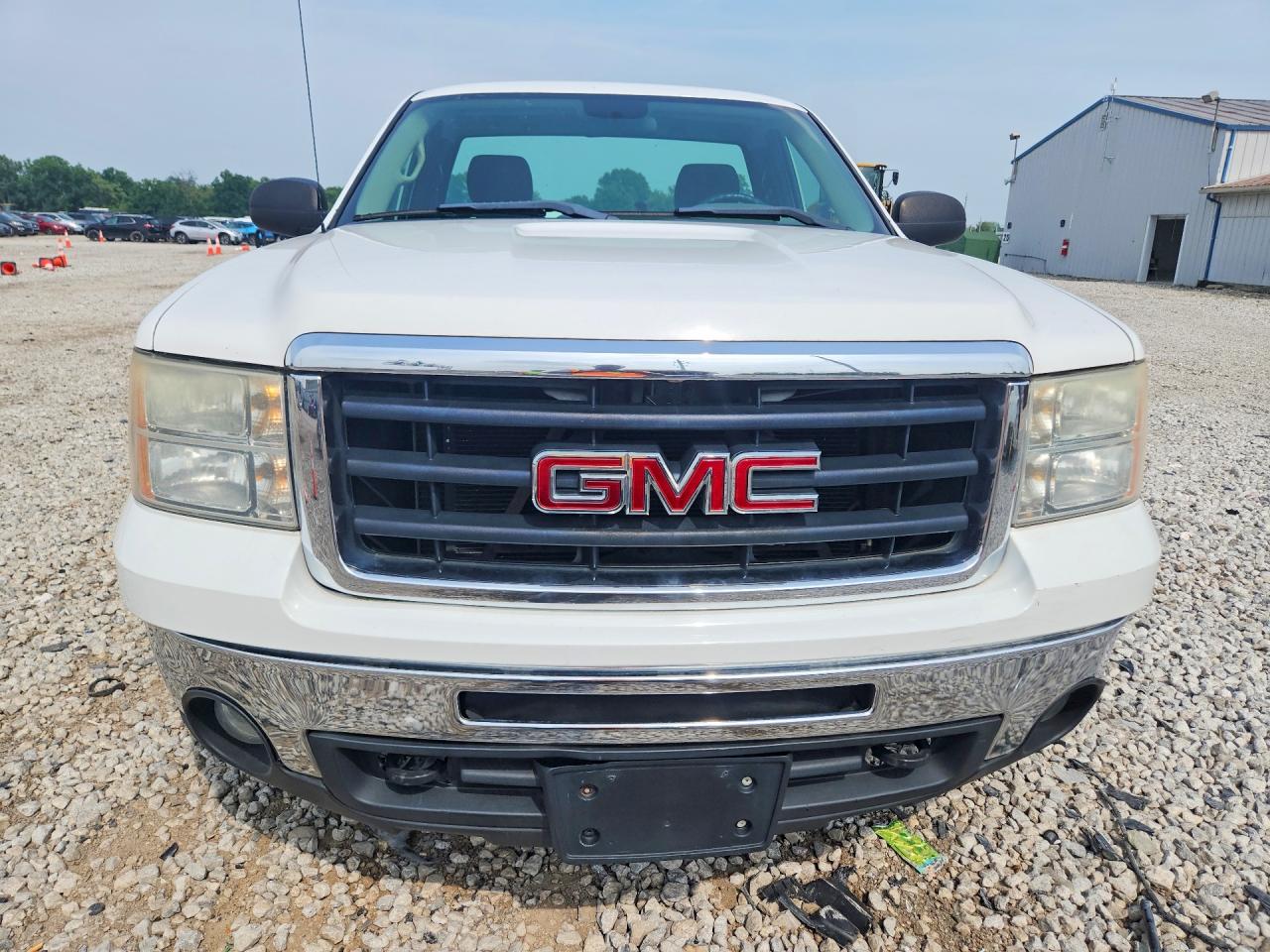2009 Gmc Sierra C1500 White vin: 1GTEC14C59Z900036