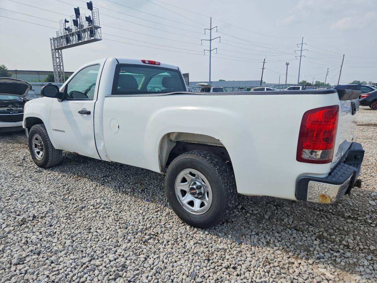 2009 Gmc Sierra C1500 White vin: 1GTEC14C59Z900036