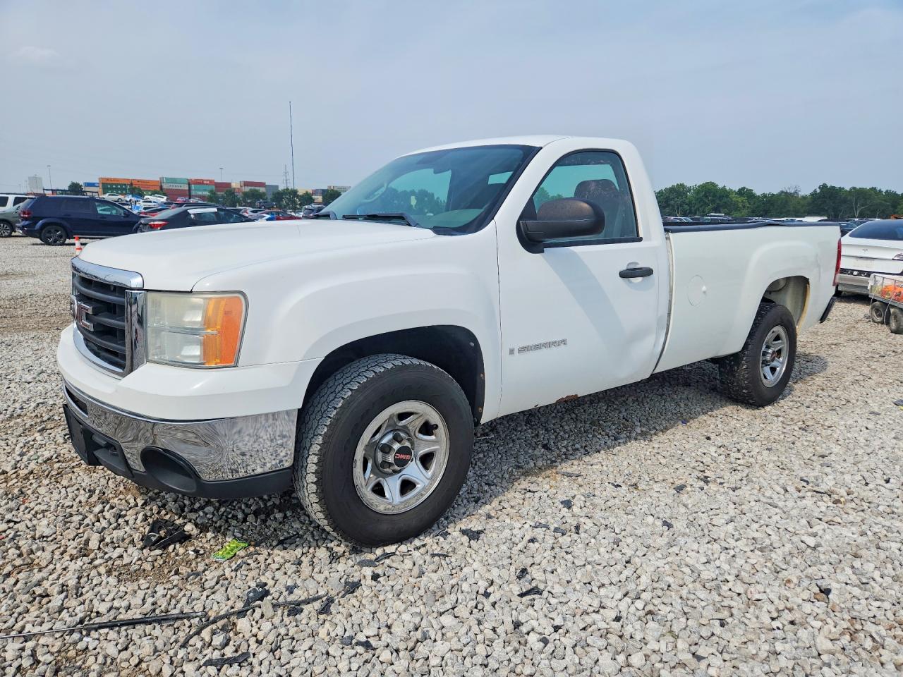 2009 Gmc Sierra C1500 White vin: 1GTEC14C59Z900036