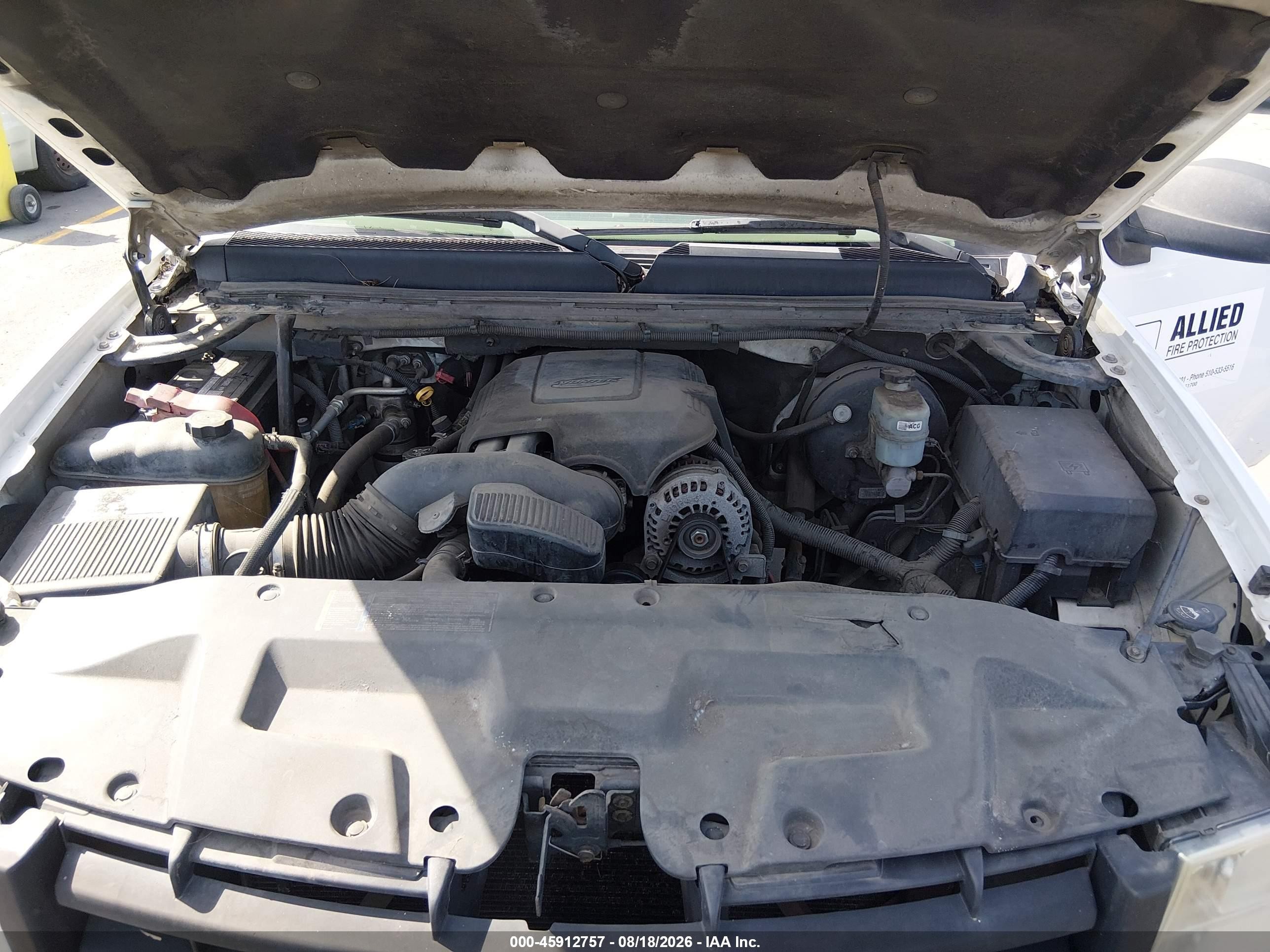2007 Gmc Sierra 1500 Work Truck White vin: 1GTEC14C67E533958