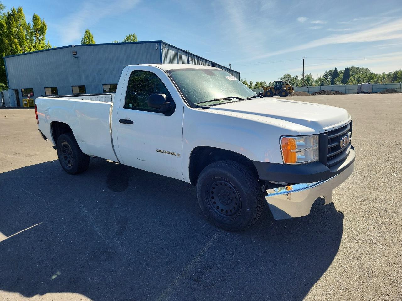 2008 Gmc Sierra C1500 White vin: 1GTEC14C68Z167641