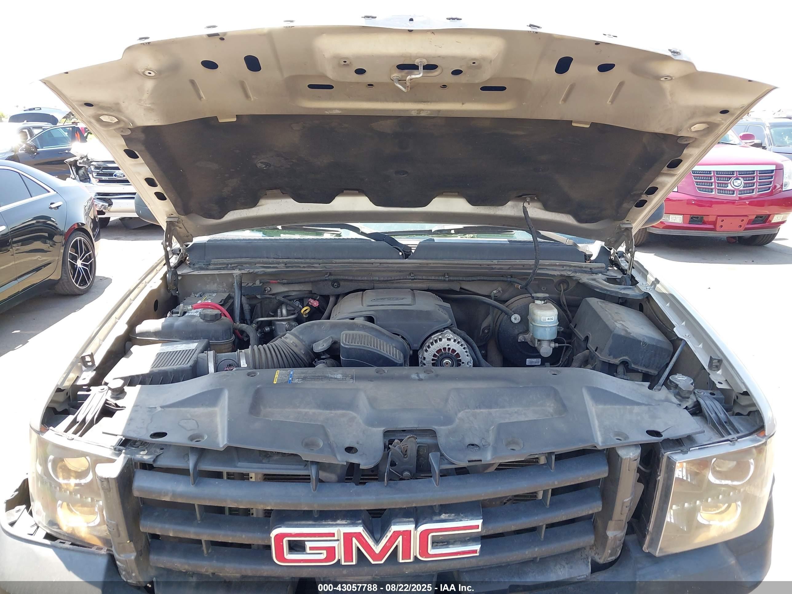 2007 Gmc Sierra 1500 Work Truck Beige vin: 1GTEC14C77Z570817