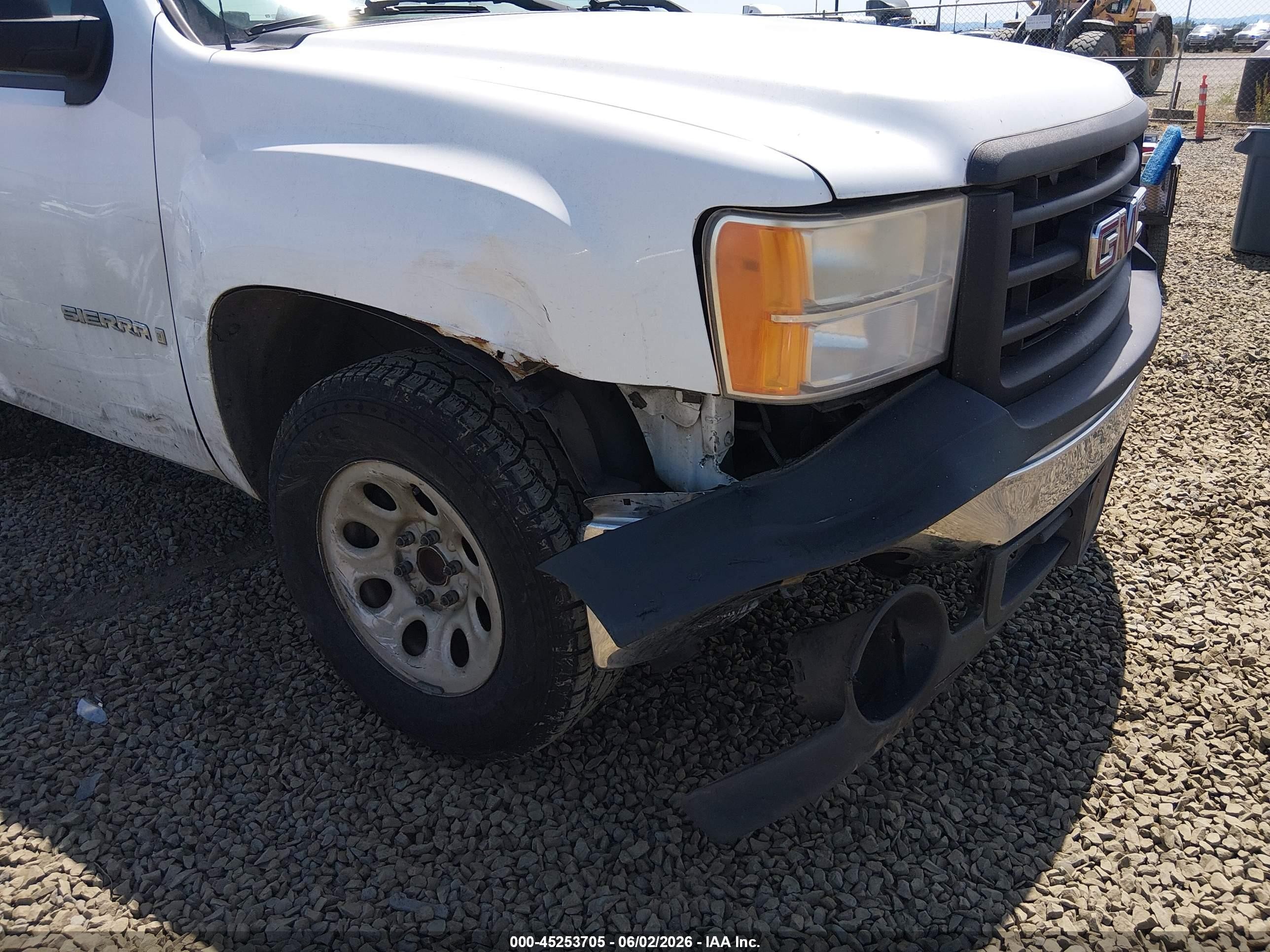 2007 Gmc Sierra 1500 Work Truck Белый vin: 1GTEC14C87Z532691