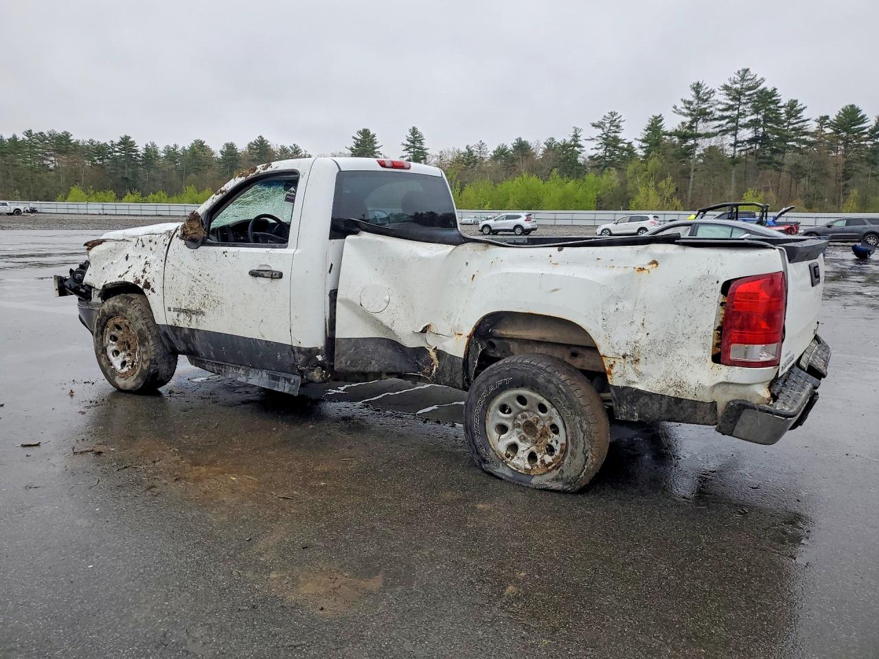 2008 Gmc Sierra C1500 Белый vin: 1GTEC14C98Z900331