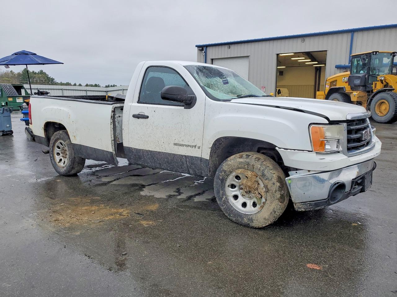 2008 Gmc Sierra C1500 Белый vin: 1GTEC14C98Z900331
