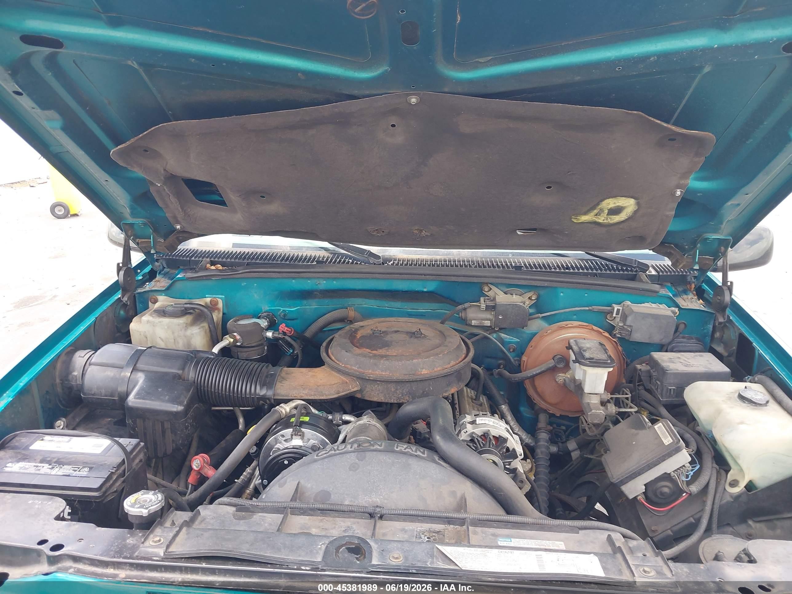1995 Gmc Sierra C1500 Green vin: 1GTEC14H4SZ508148