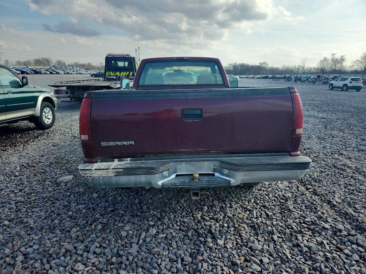 1995 Gmc Sierra C1500 Burgundy vin: 1GTEC14H4SZ527069